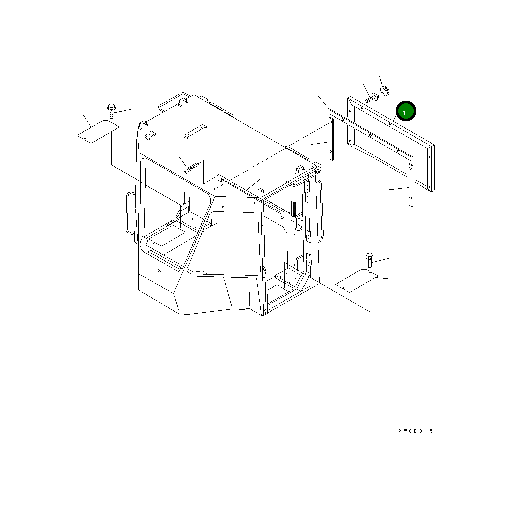 Крышка 419-944-2350 Komatsu