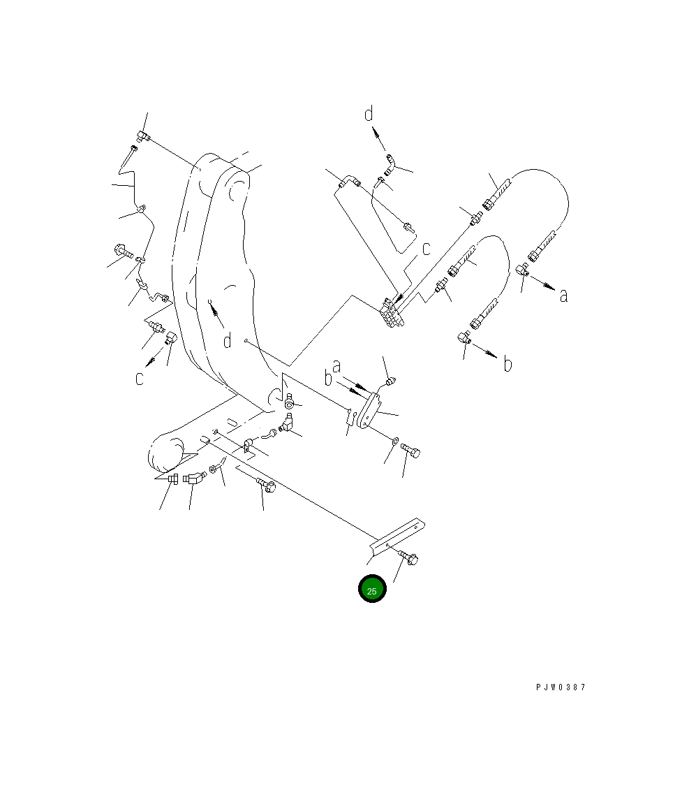 Крышка 419-S95-3490 Komatsu
