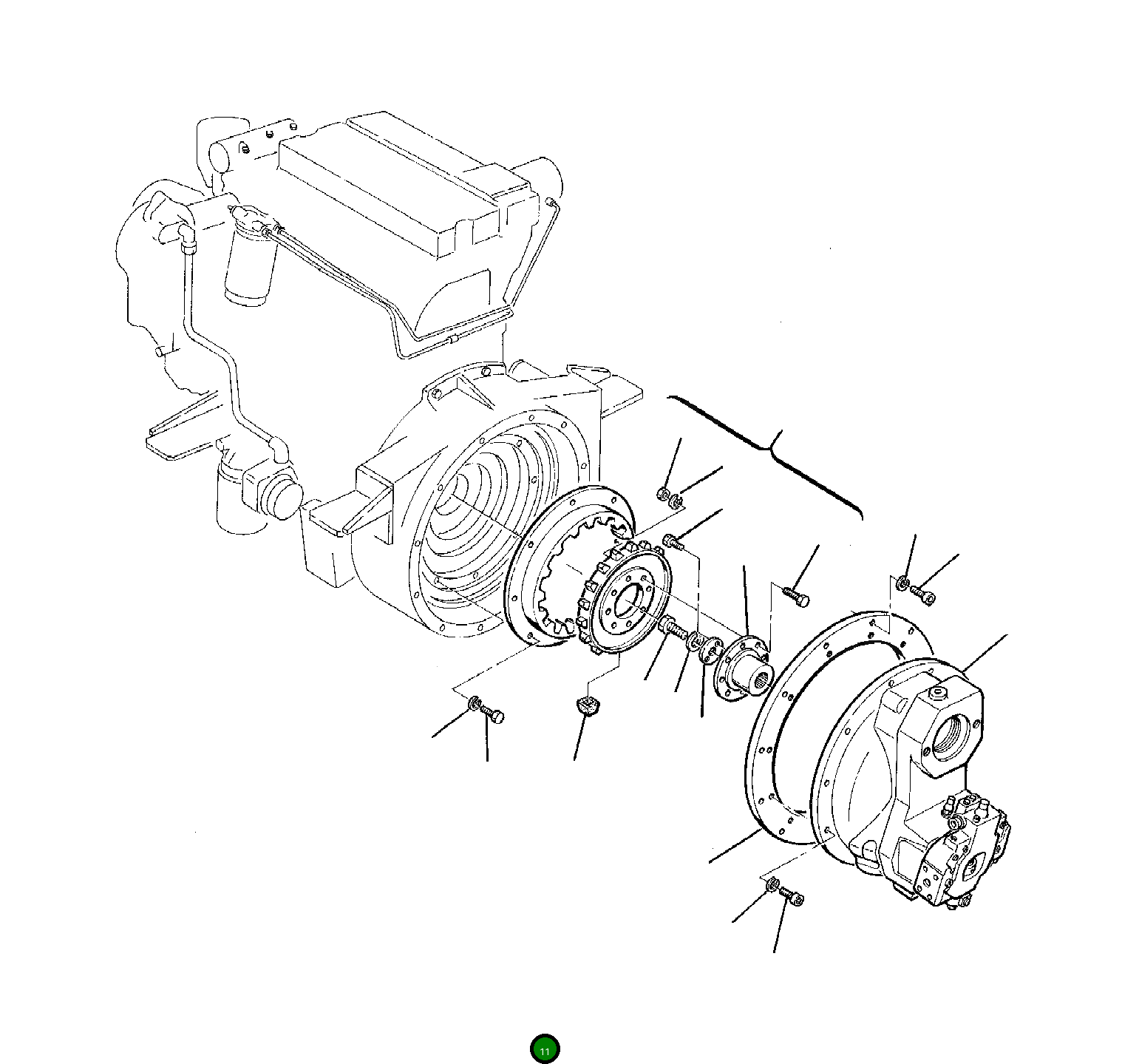 Болт 21D-09-16710 Komatsu