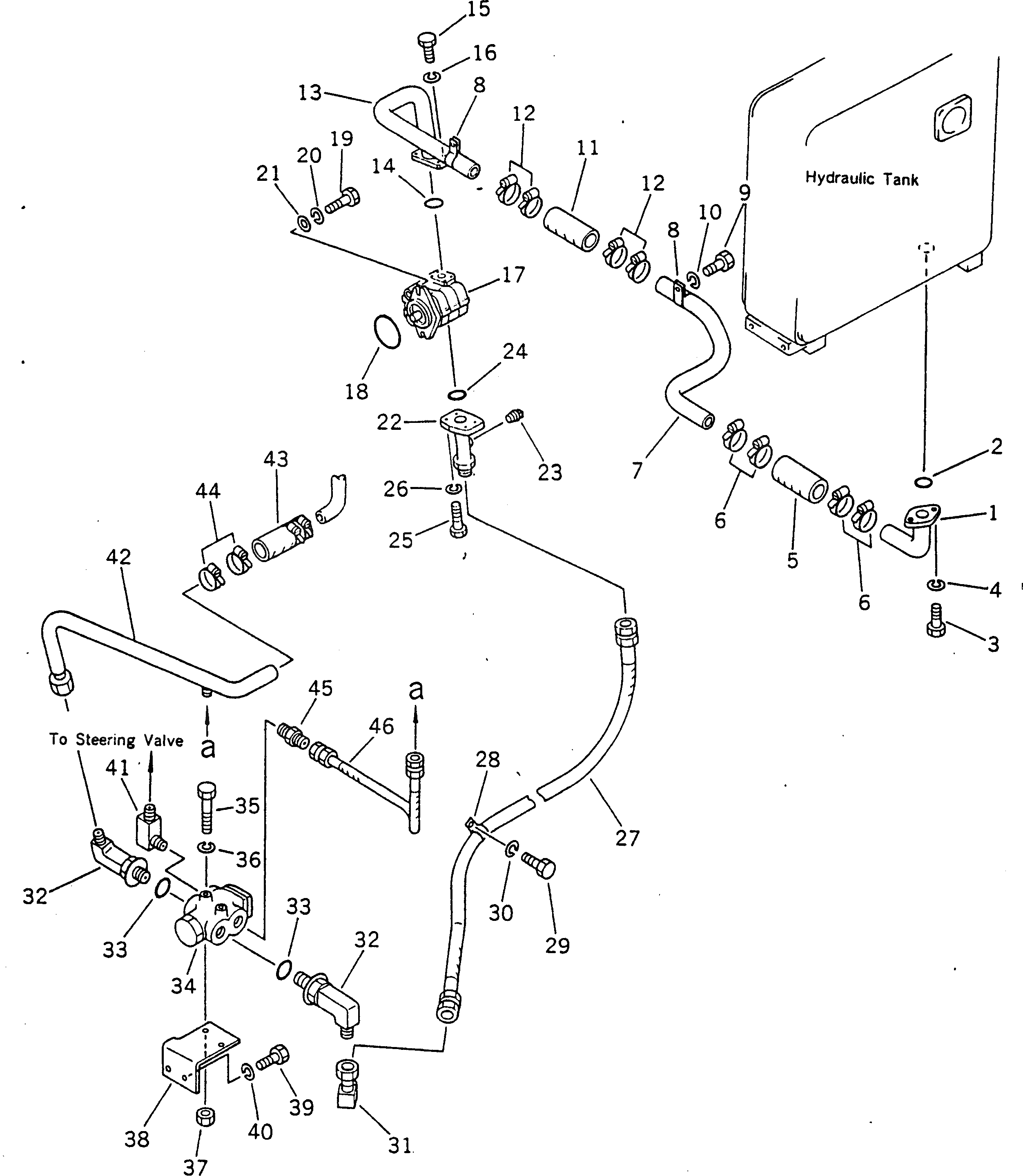Болт 01010-50660  Komatsu
