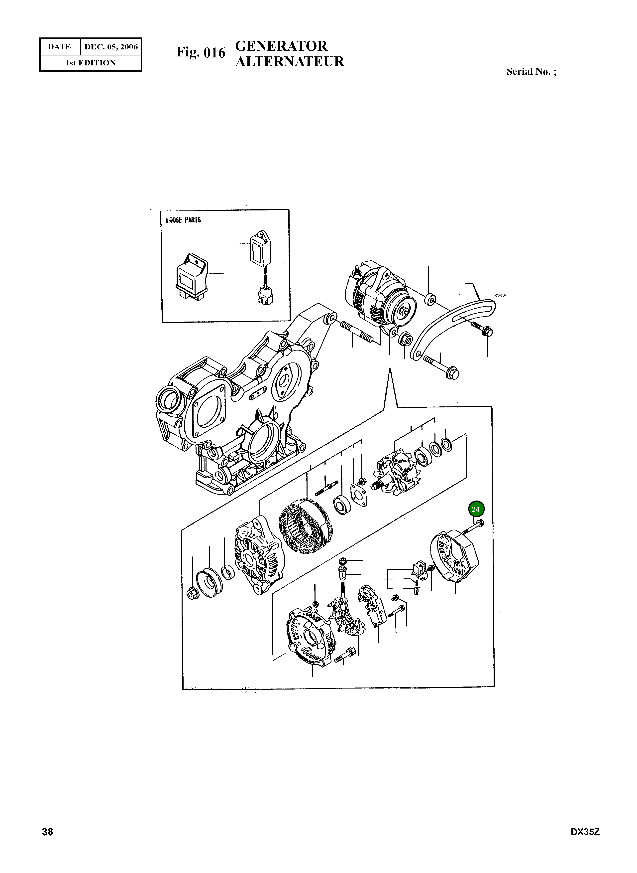 Болт K9004625  Komatsu