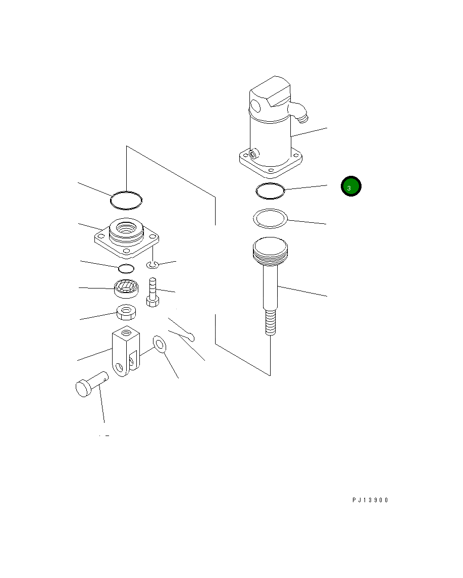 Кольцо уплотнительное (O-Ring) 07000-05060 Komatsu