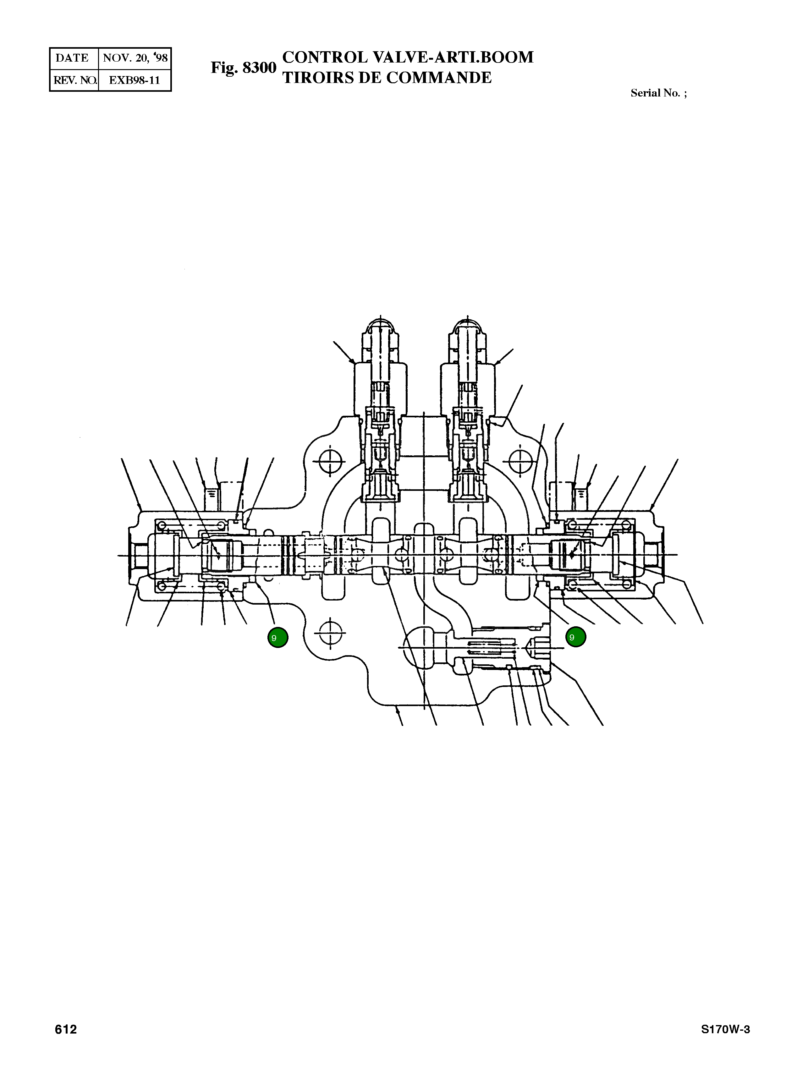 Кольцо 3597-115 Komatsu