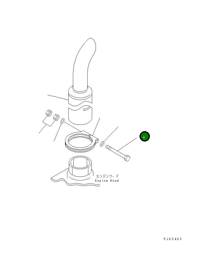 Болт 6114-11-5920 Komatsu