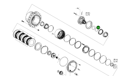 Кольцо уплотнительное (O-Ring) 0634 313 377 Komatsu