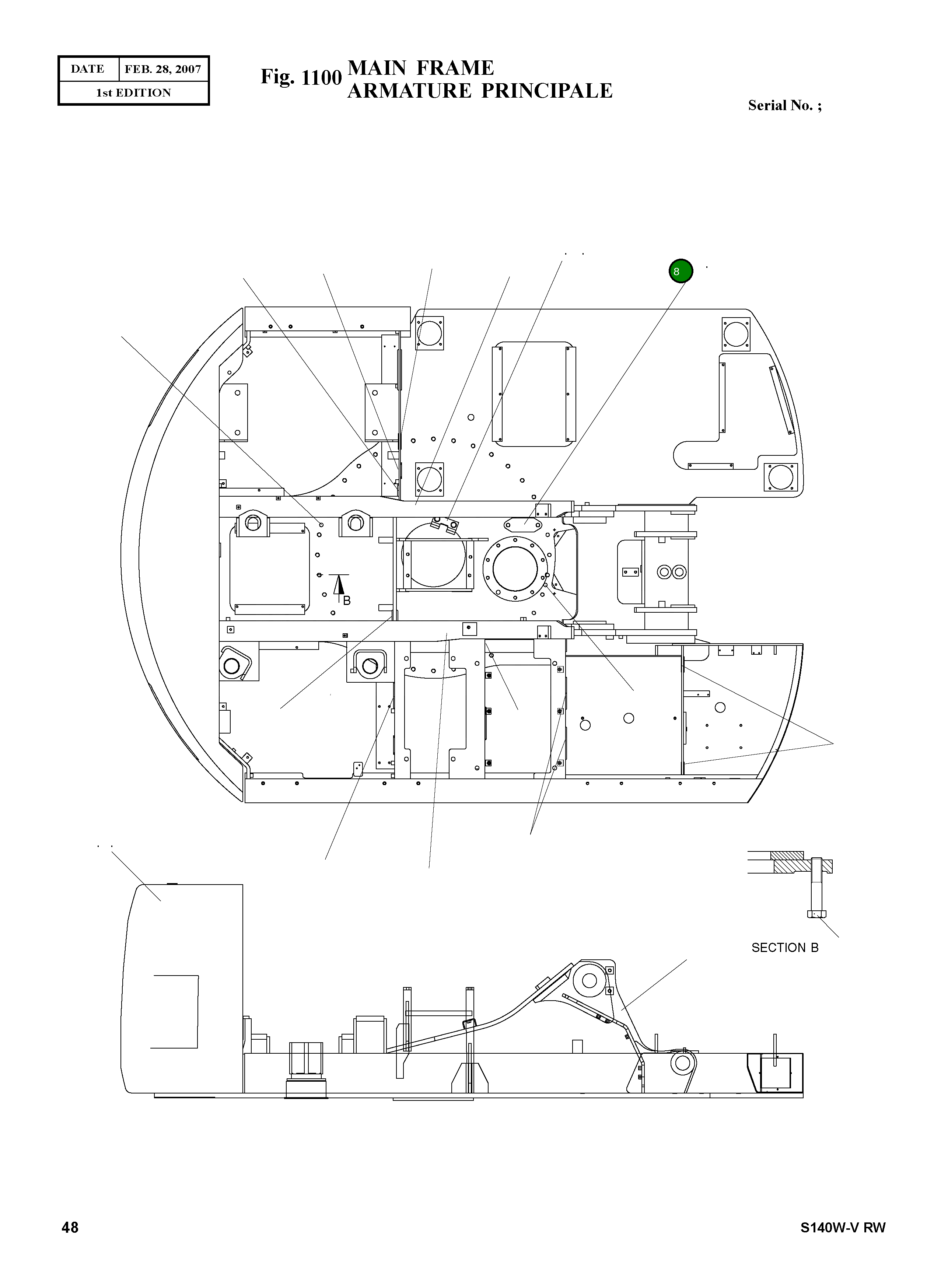 Крышка 2403-E1002 Komatsu
