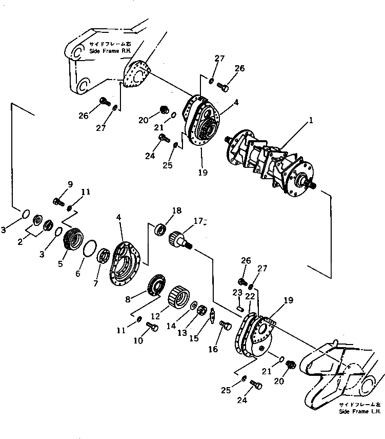 Кольцо уплотнительное (O-Ring) 100-27-11330  Komatsu