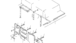 Крышка 209-54-53442 Komatsu