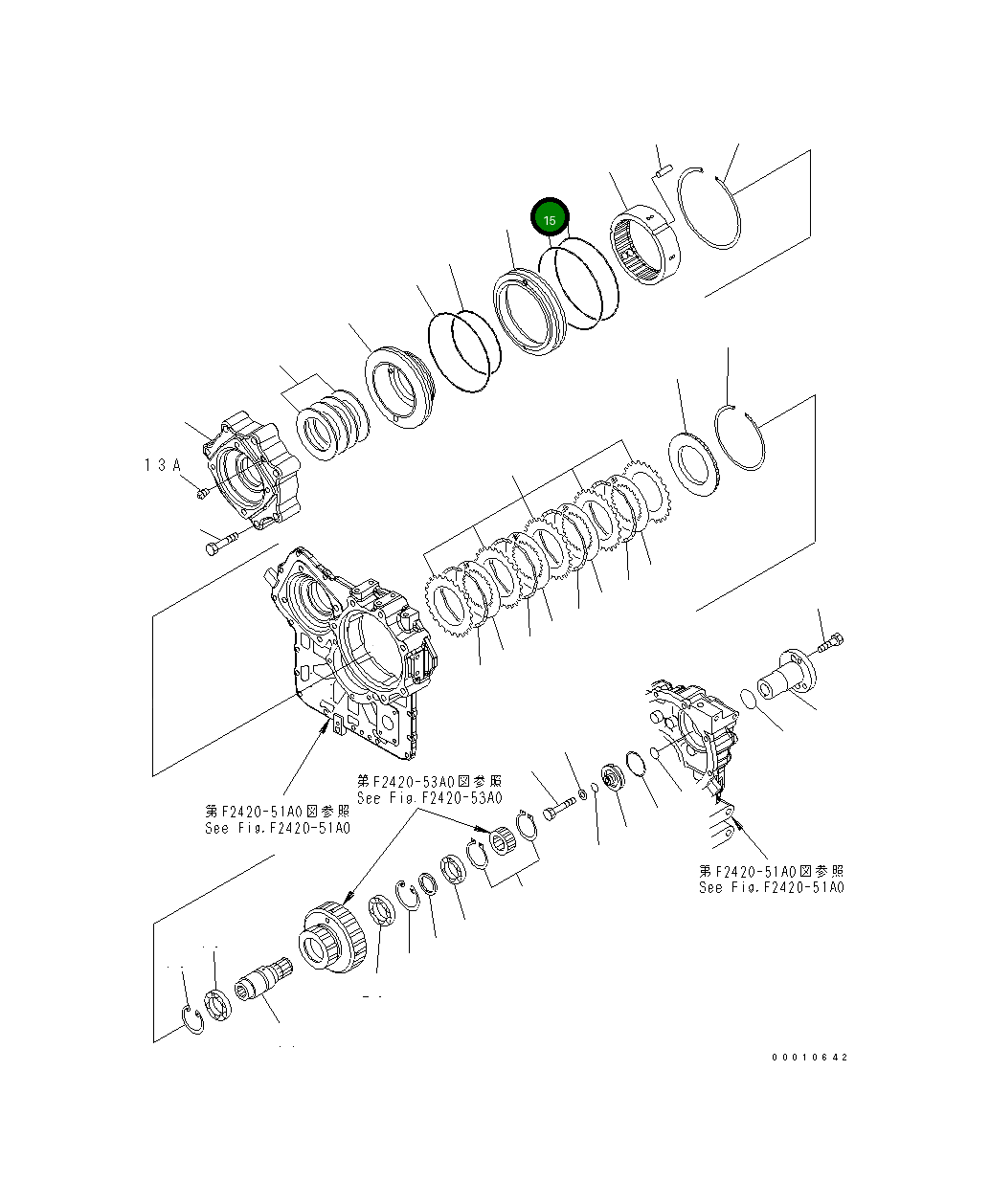 Кольцо уплотнительное (O-Ring) 07000-A5220 Komatsu