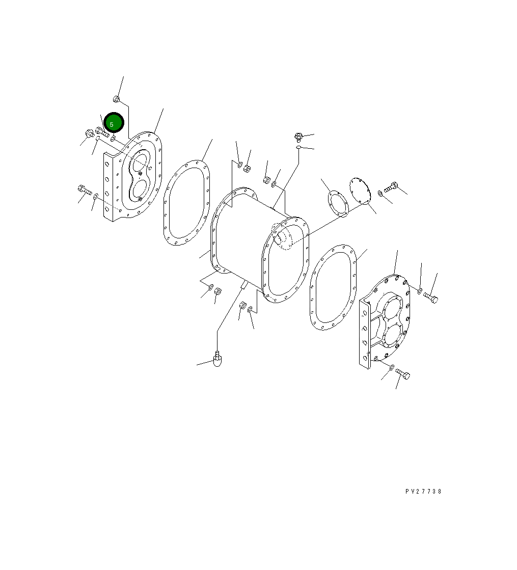 Болт 01090-51660 Komatsu