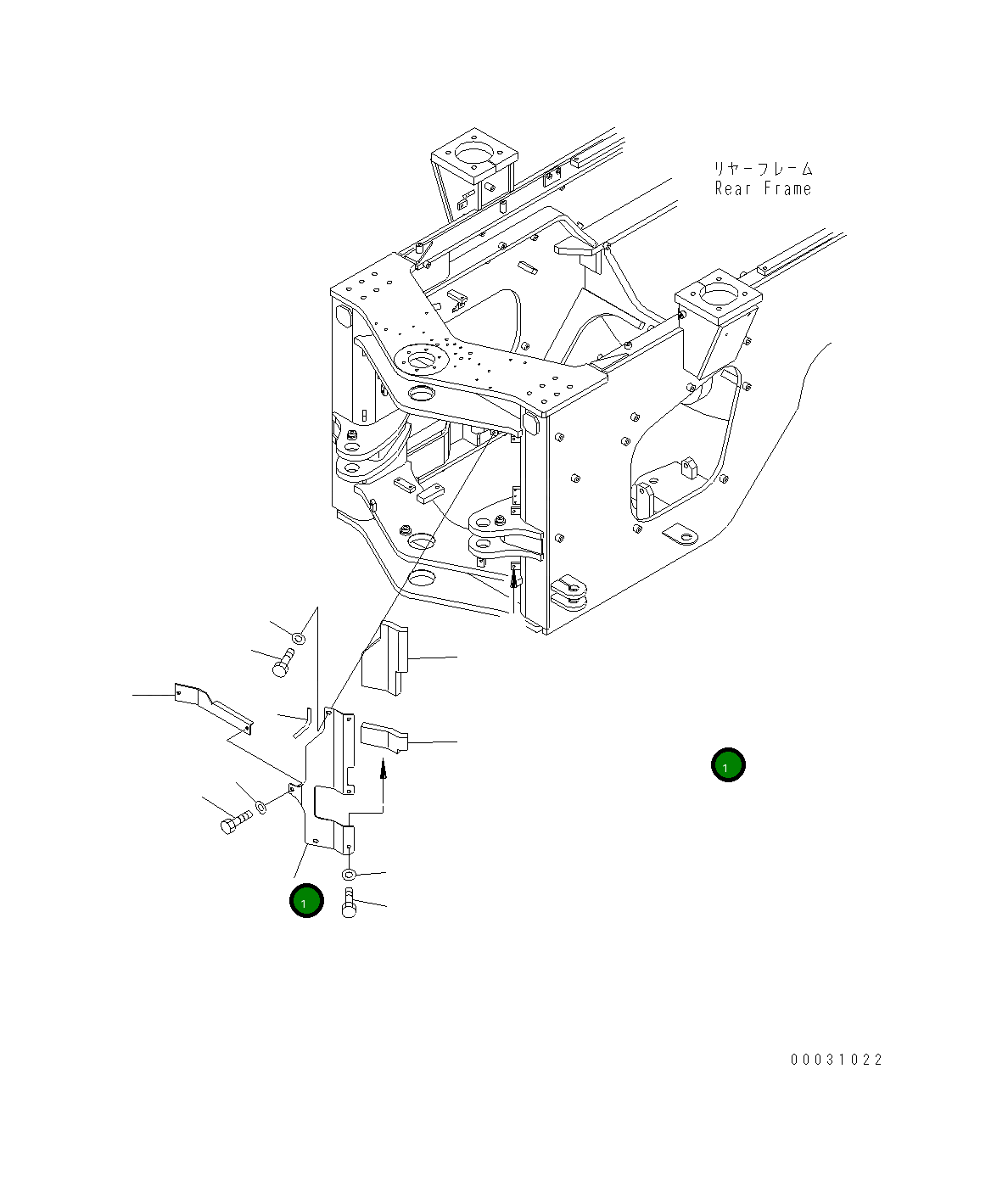 Крышка 423-46-H4130  Komatsu