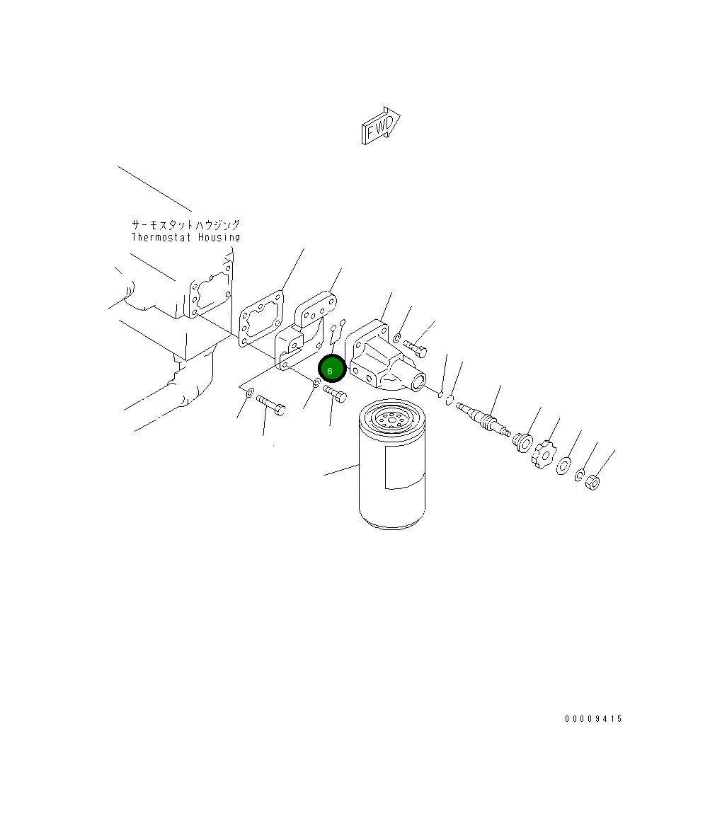 Кольцо уплотнительное (O-Ring) 600-411-1270 Komatsu