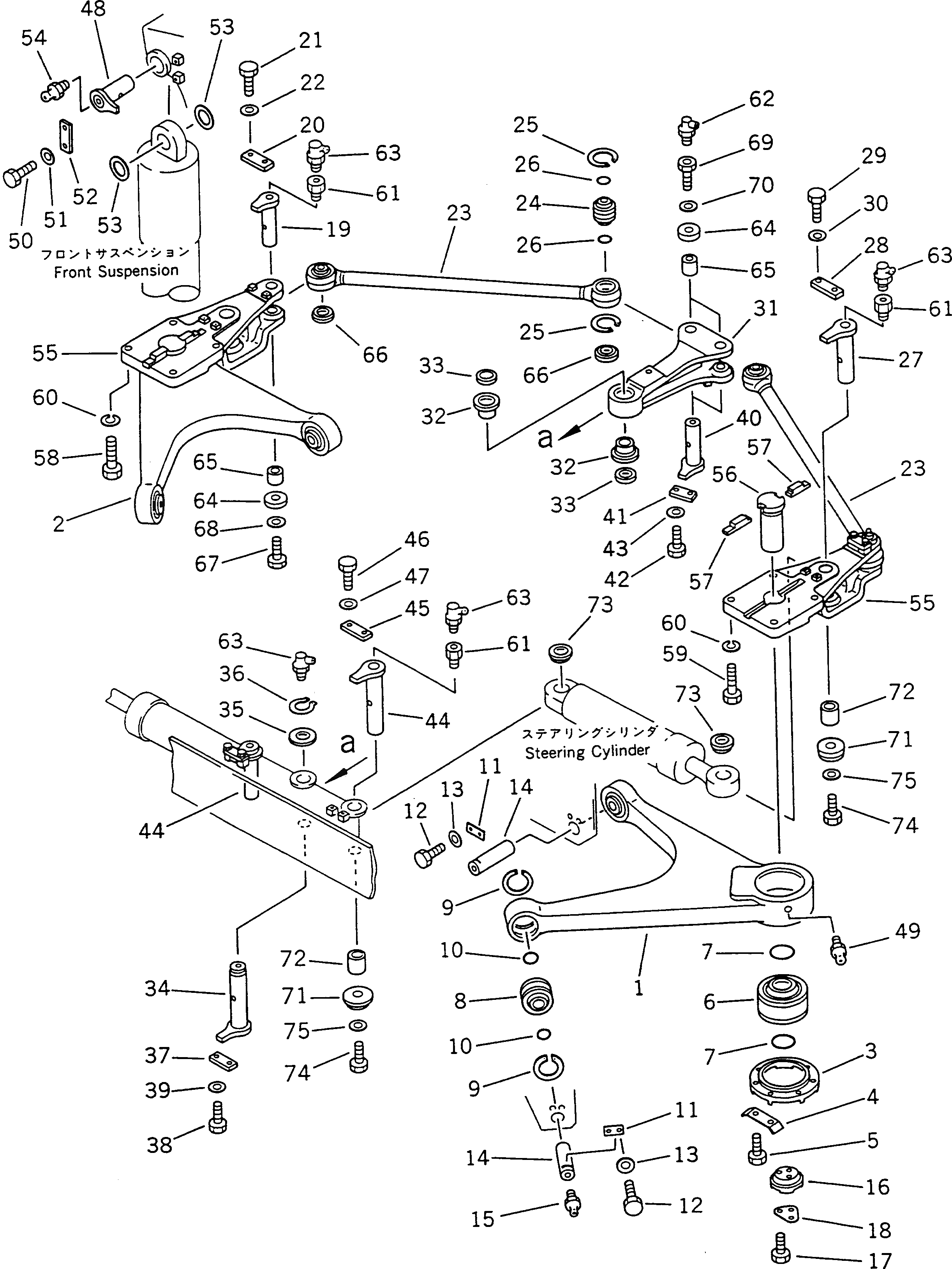 Болт 566-40-41560  Komatsu