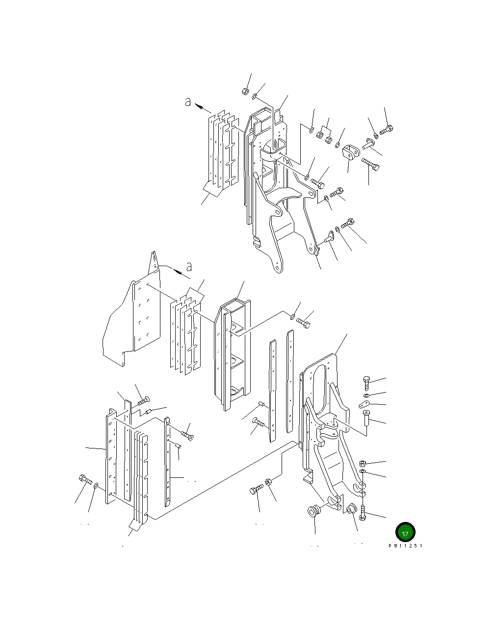 Болт 11T-71-13410 Komatsu