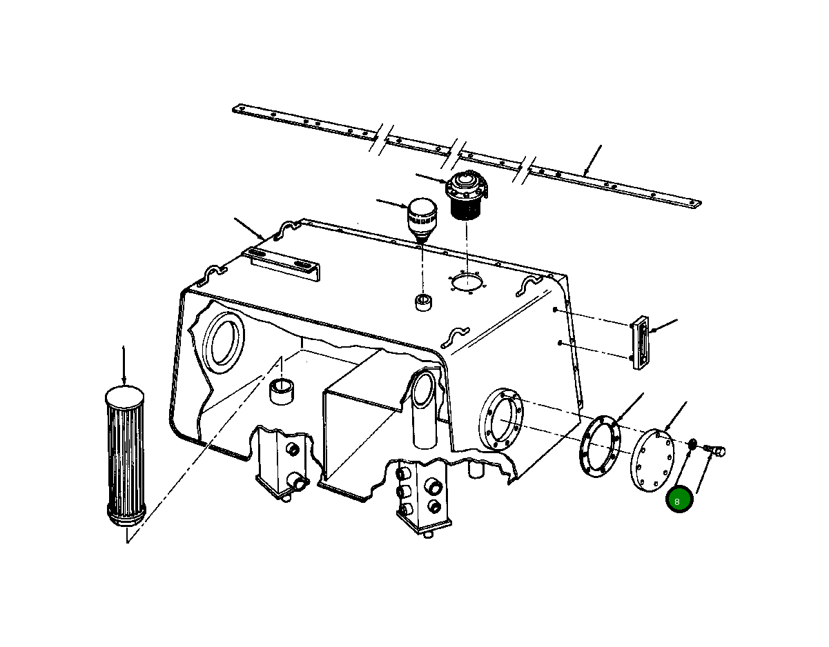 Болт 76 682 Komatsu