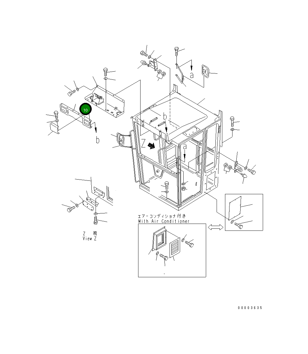 Крышка 235-950-1310 Komatsu