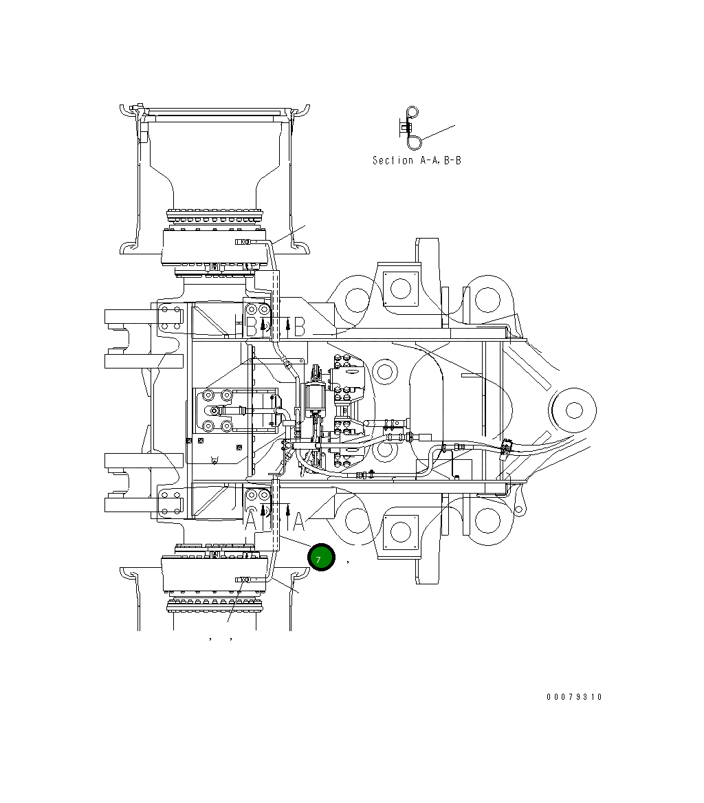 Крышка 427-S05-3670 Komatsu