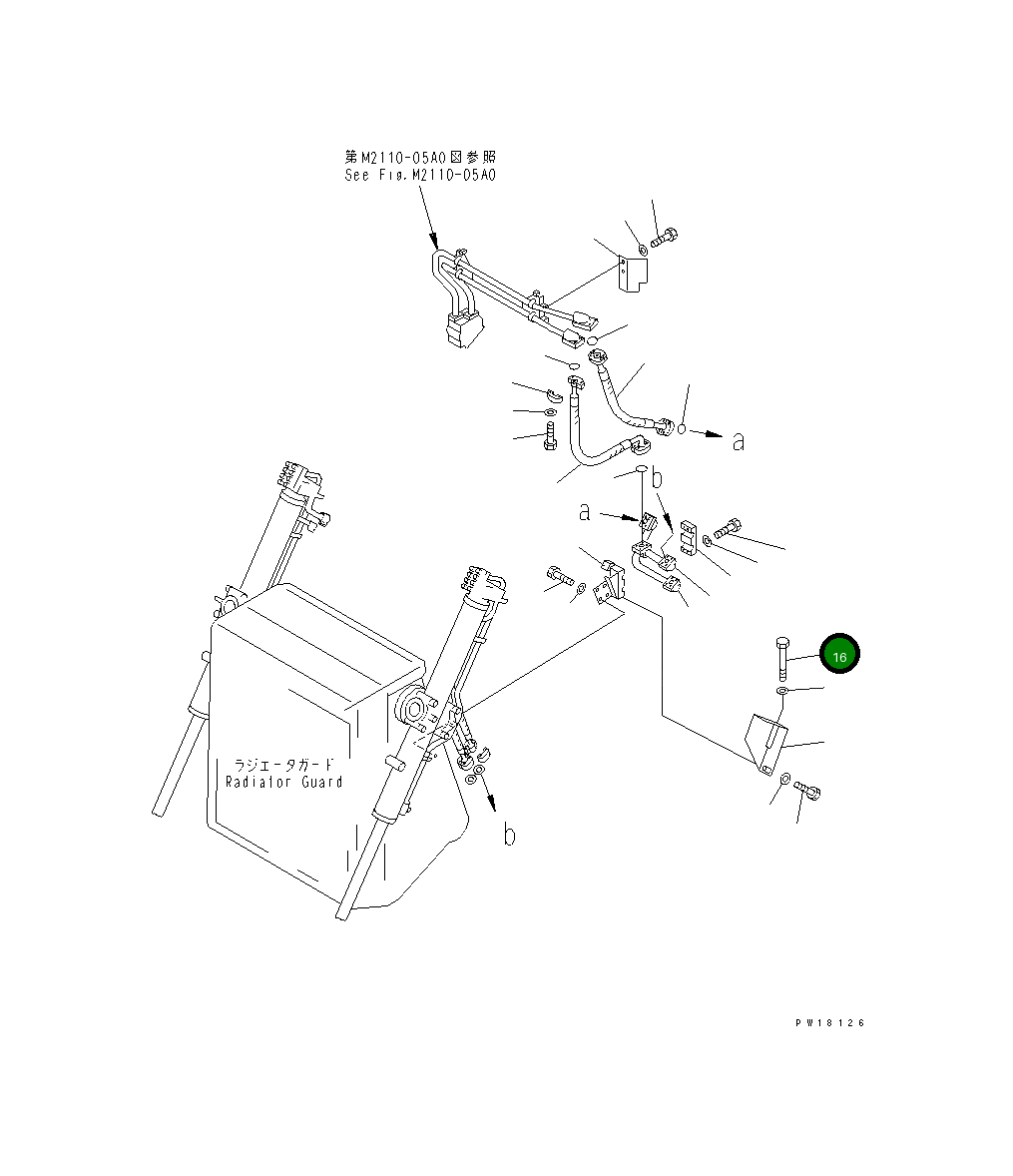 Болт 01011-81280 Komatsu