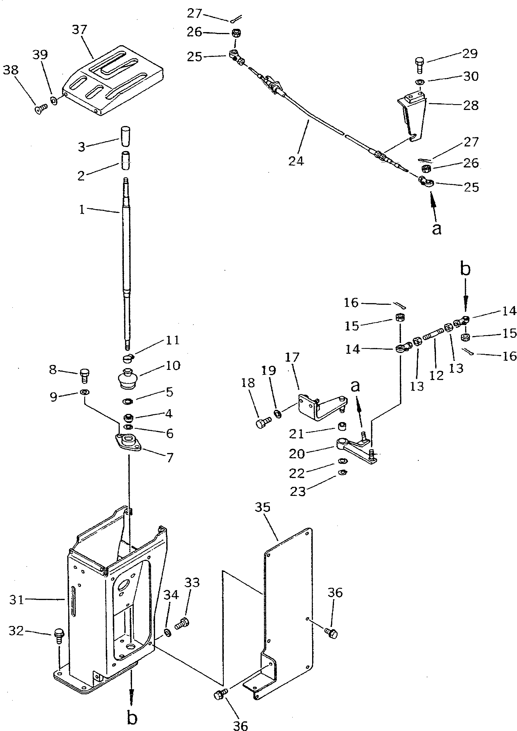 Болт 195-54-26230  Komatsu