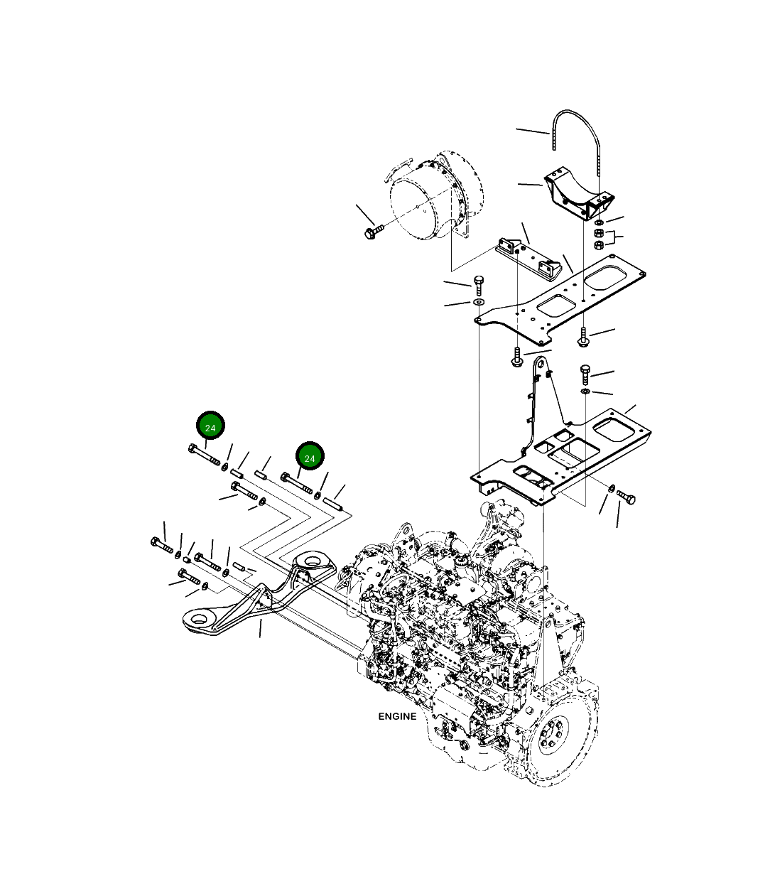 Болт 208-01-41260 Komatsu
