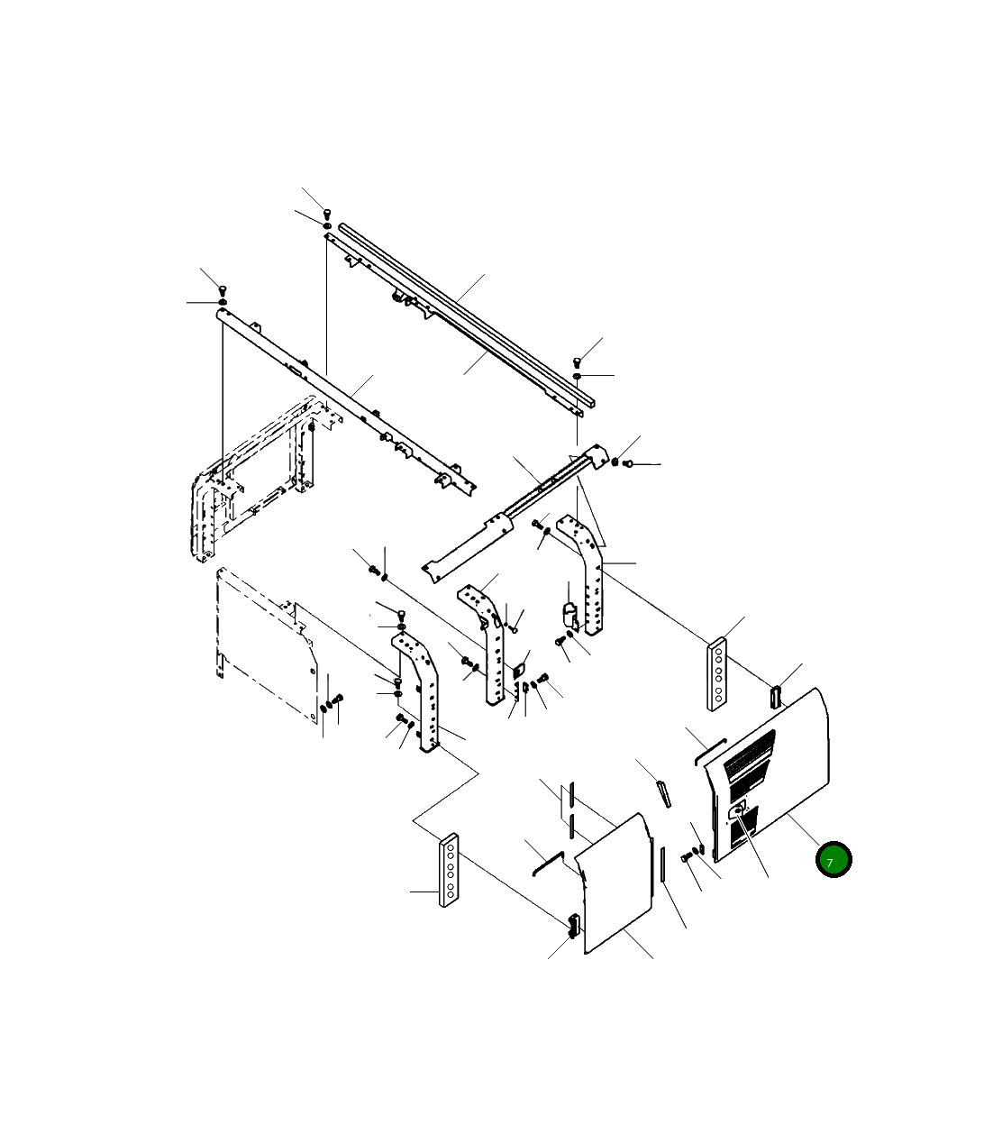 Крышка 206-54-A2941  Komatsu