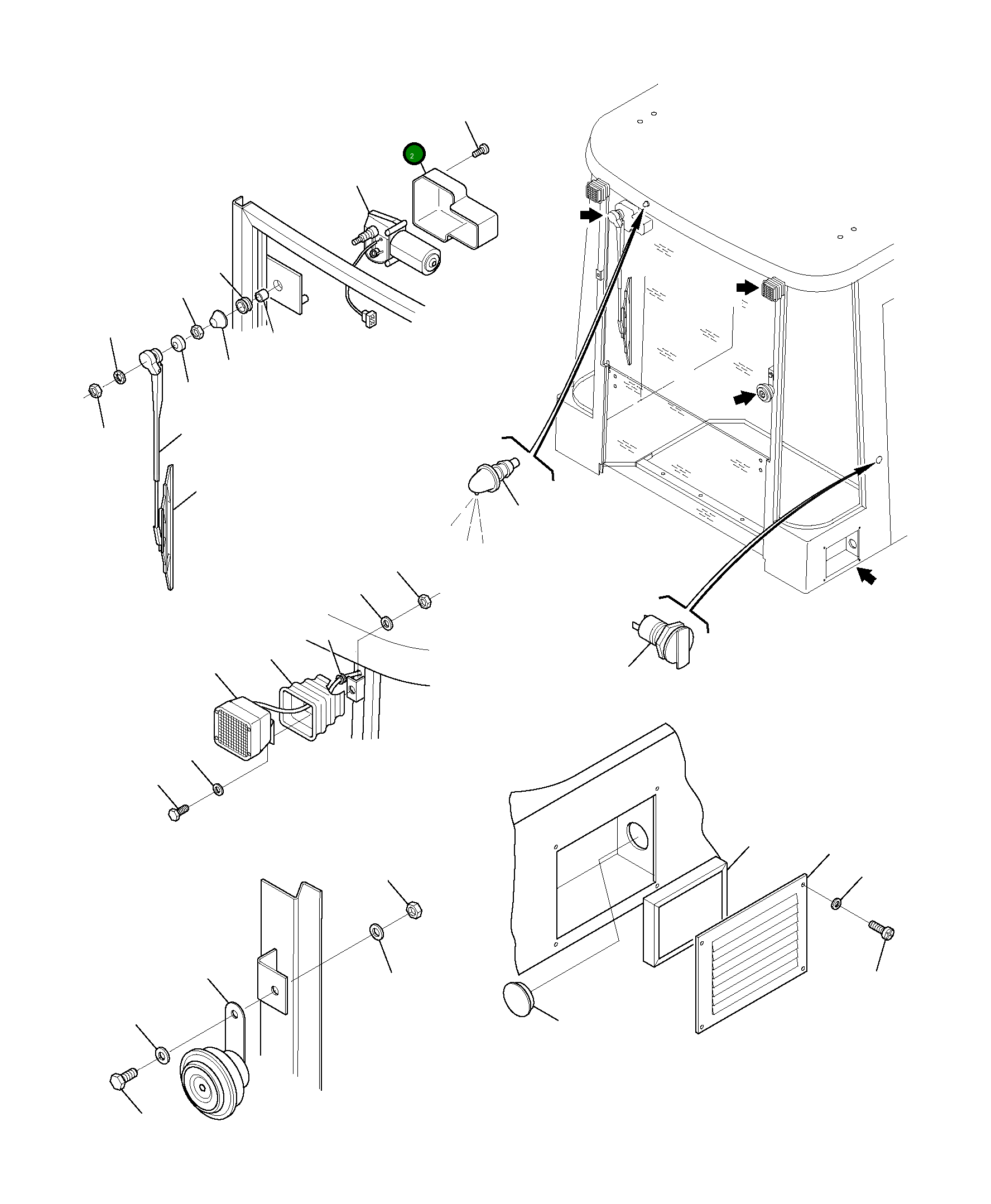 Крышка 816214458  Komatsu