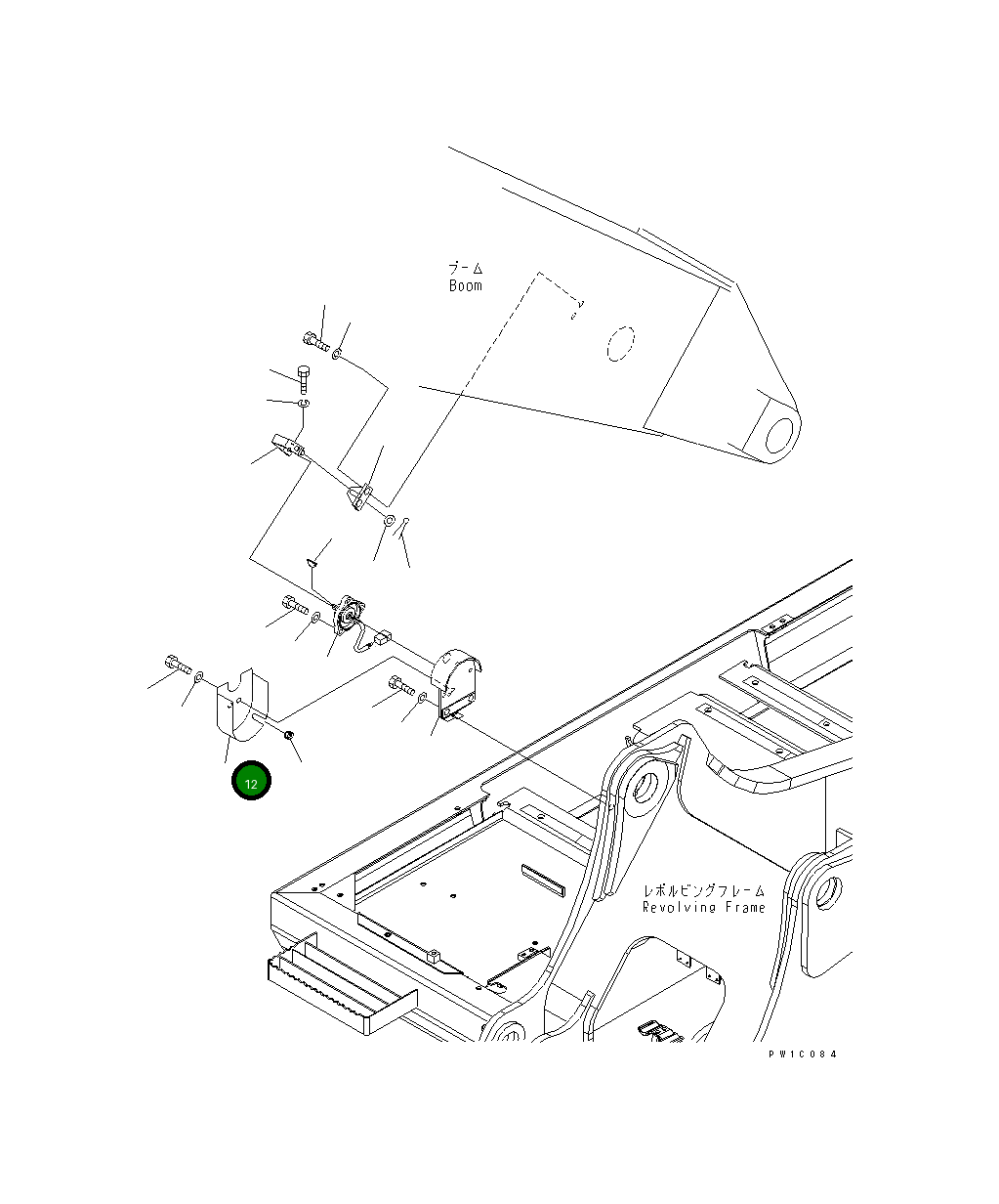 Крышка 20Y-70-32230  Komatsu