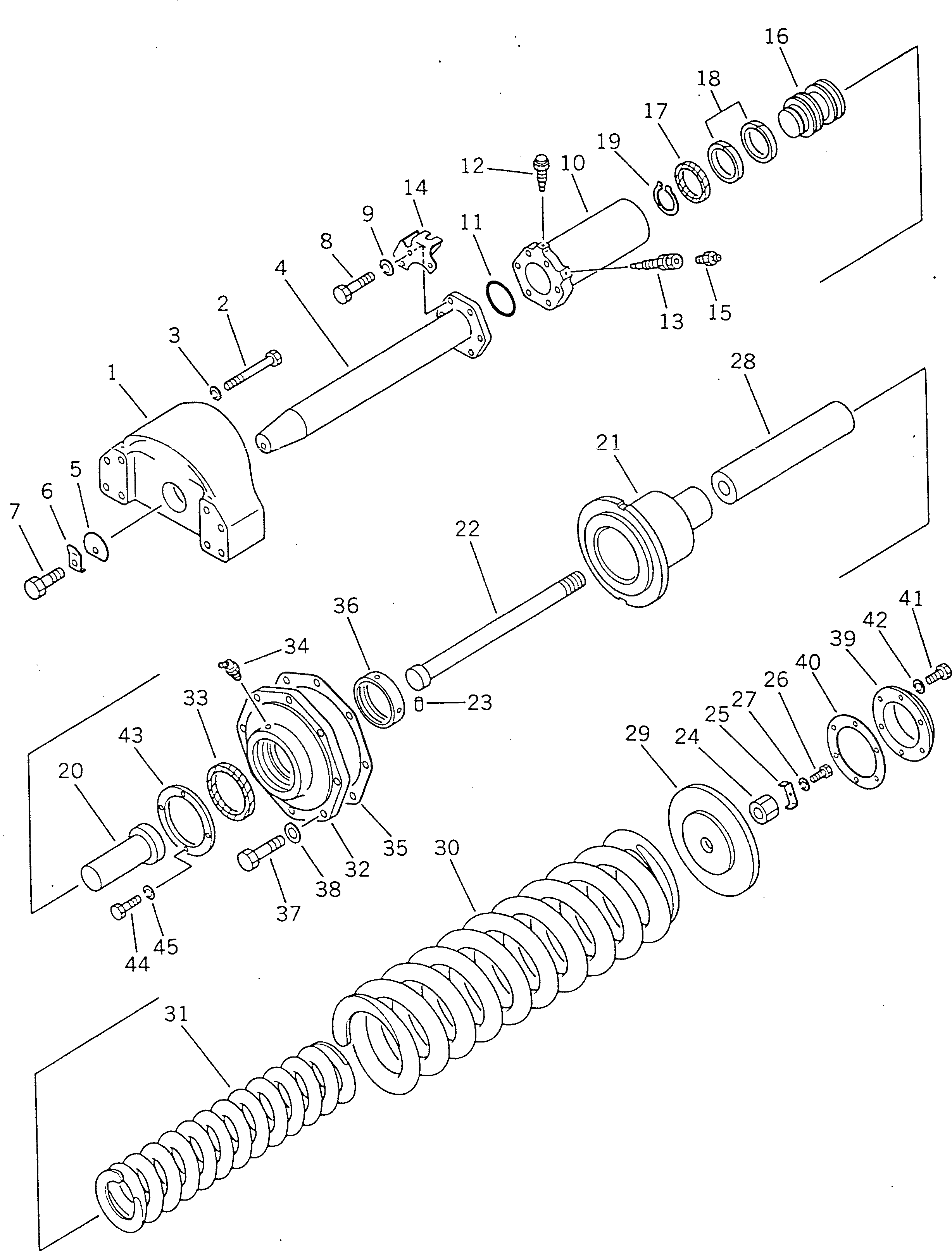 Болт 180-30-14121  Komatsu