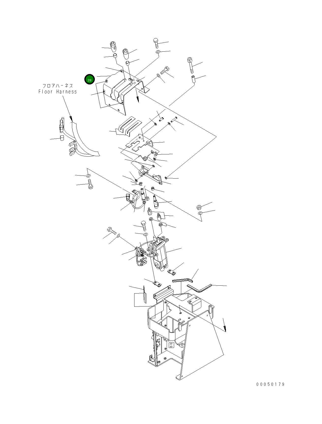 Крышка 421-43-48190 Komatsu