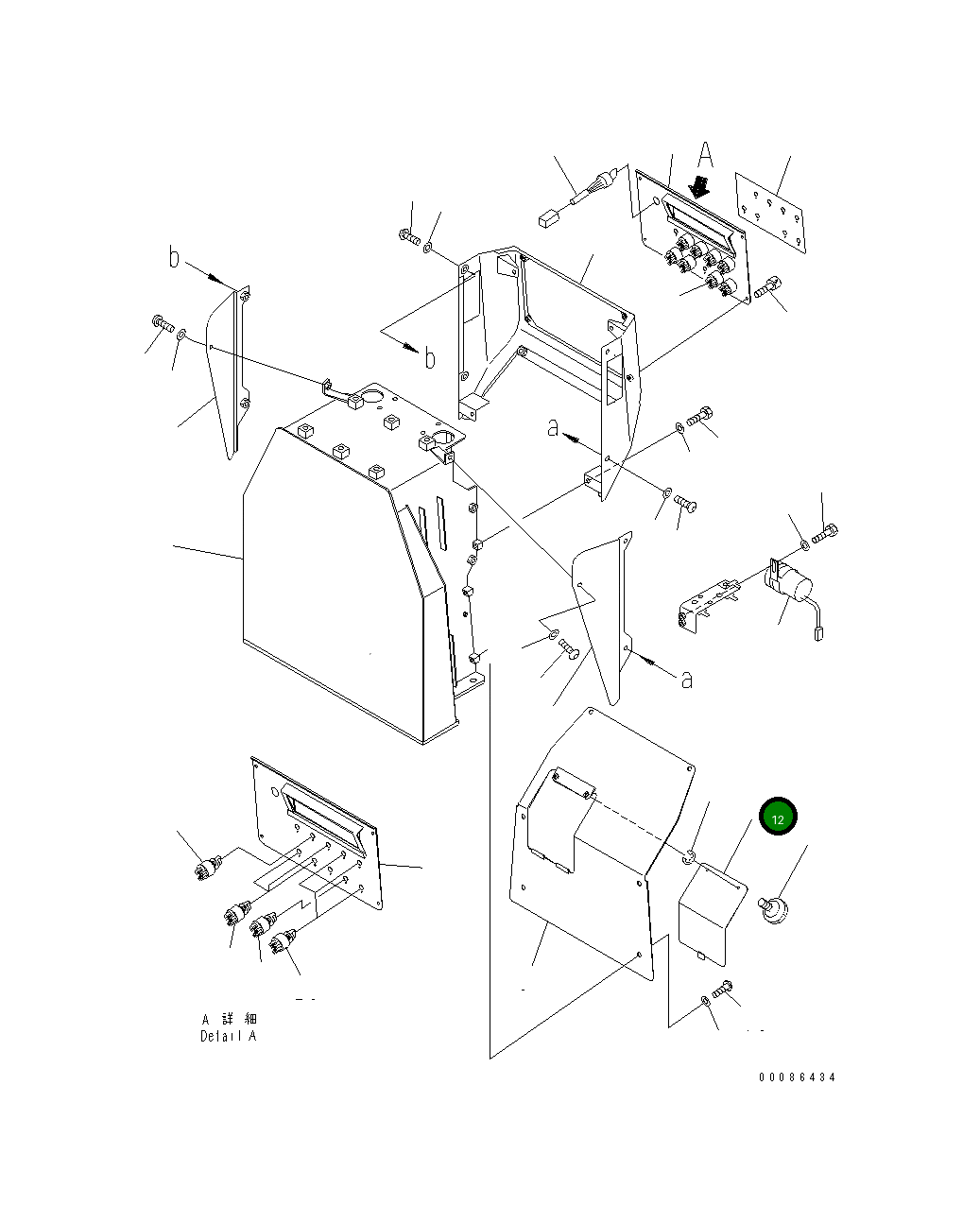 Крышка 198-54-78290 Komatsu