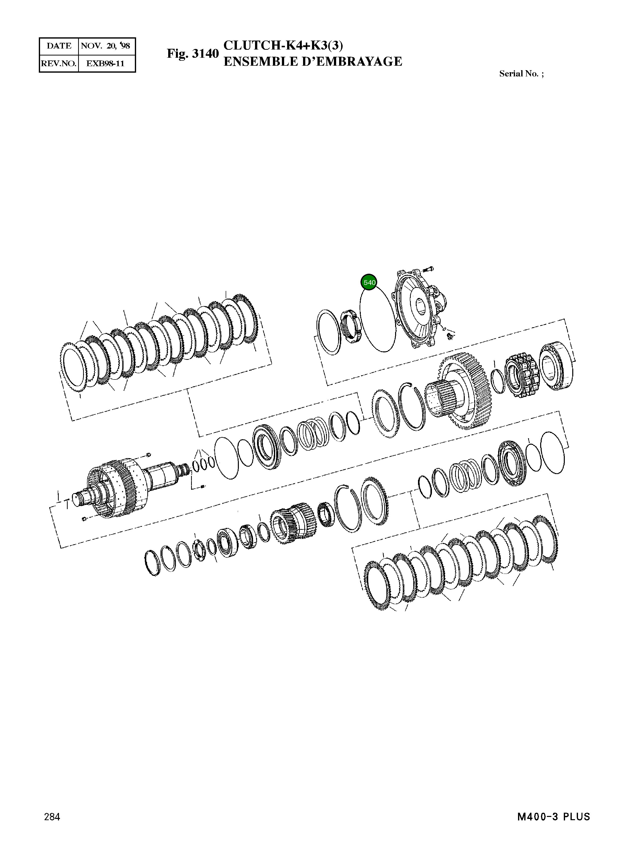 Кольцо уплотнительное (O-Ring) 0634 303 996 Komatsu