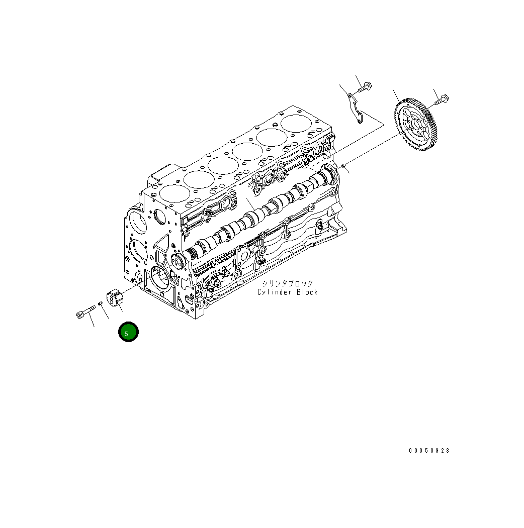 Кольцо 6754-41-1140 Komatsu