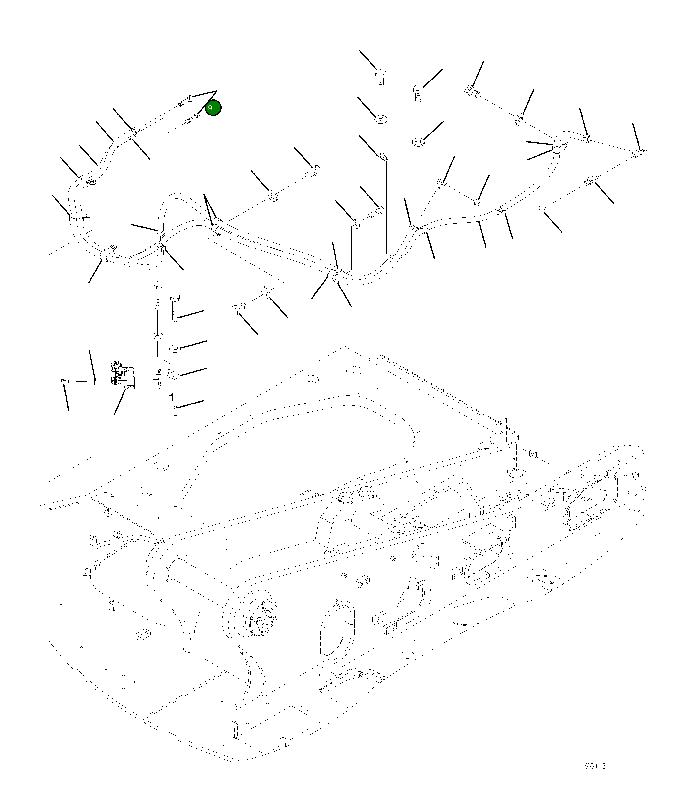 Кольцо уплотнительное (O-Ring) 07000-A3026 Komatsu