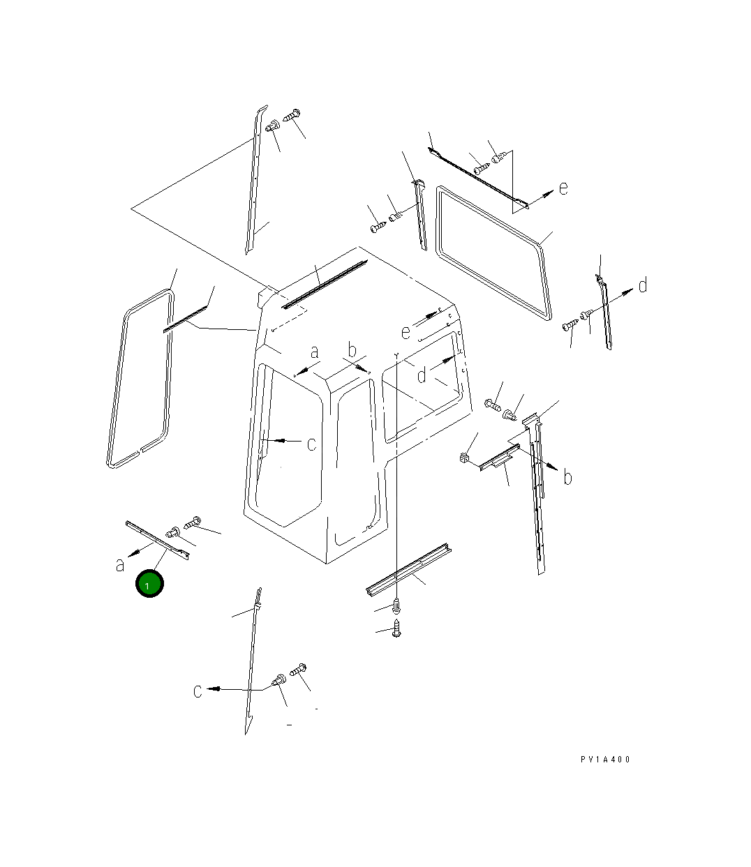 Крышка 19M-979-5521  Komatsu