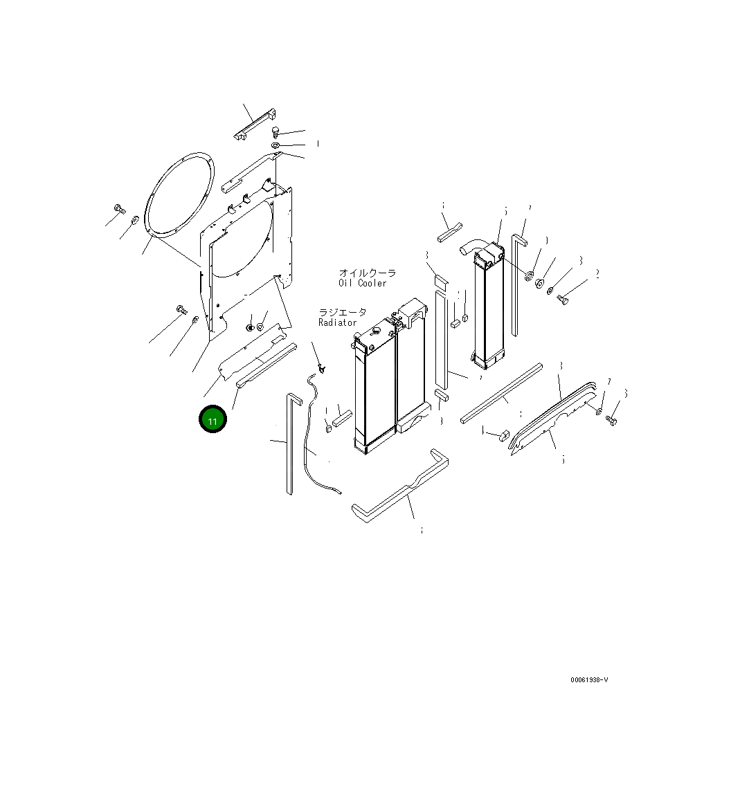 Крышка 20Y-03-42820  Komatsu