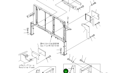 Крышка 21N-54-39282 Komatsu