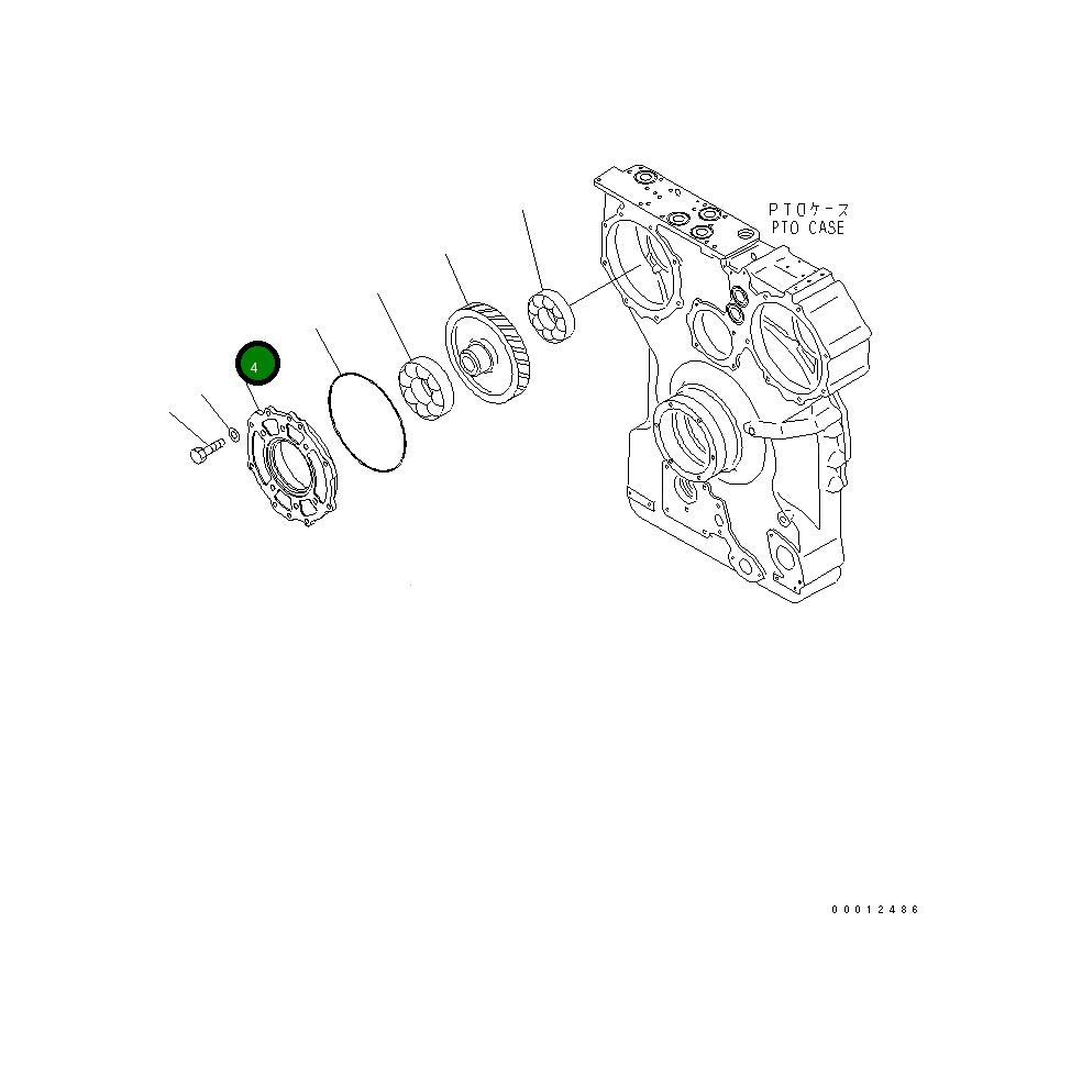 Крышка 198-13-44451 Komatsu