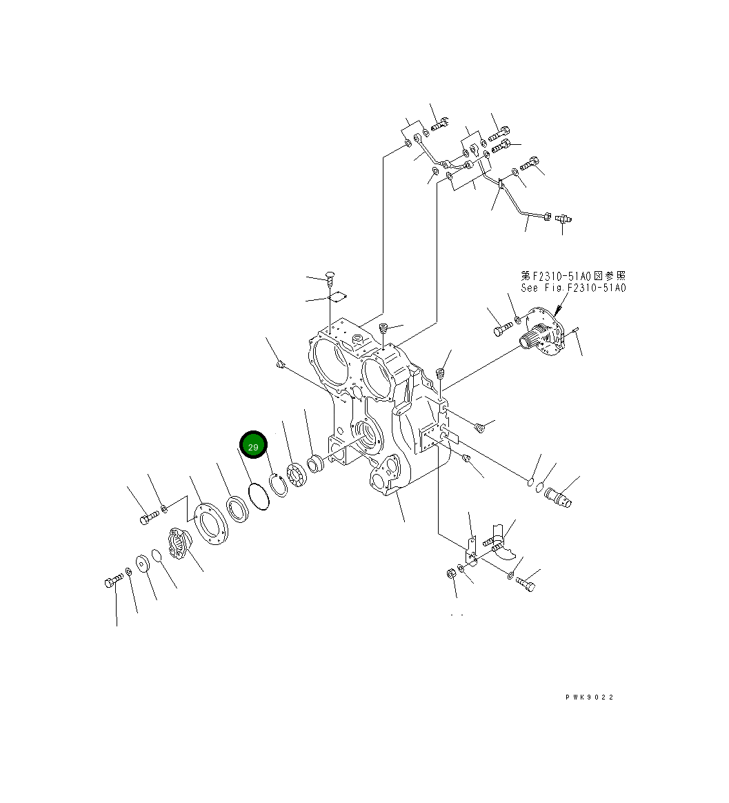 Кольцо 04071-00125 Komatsu