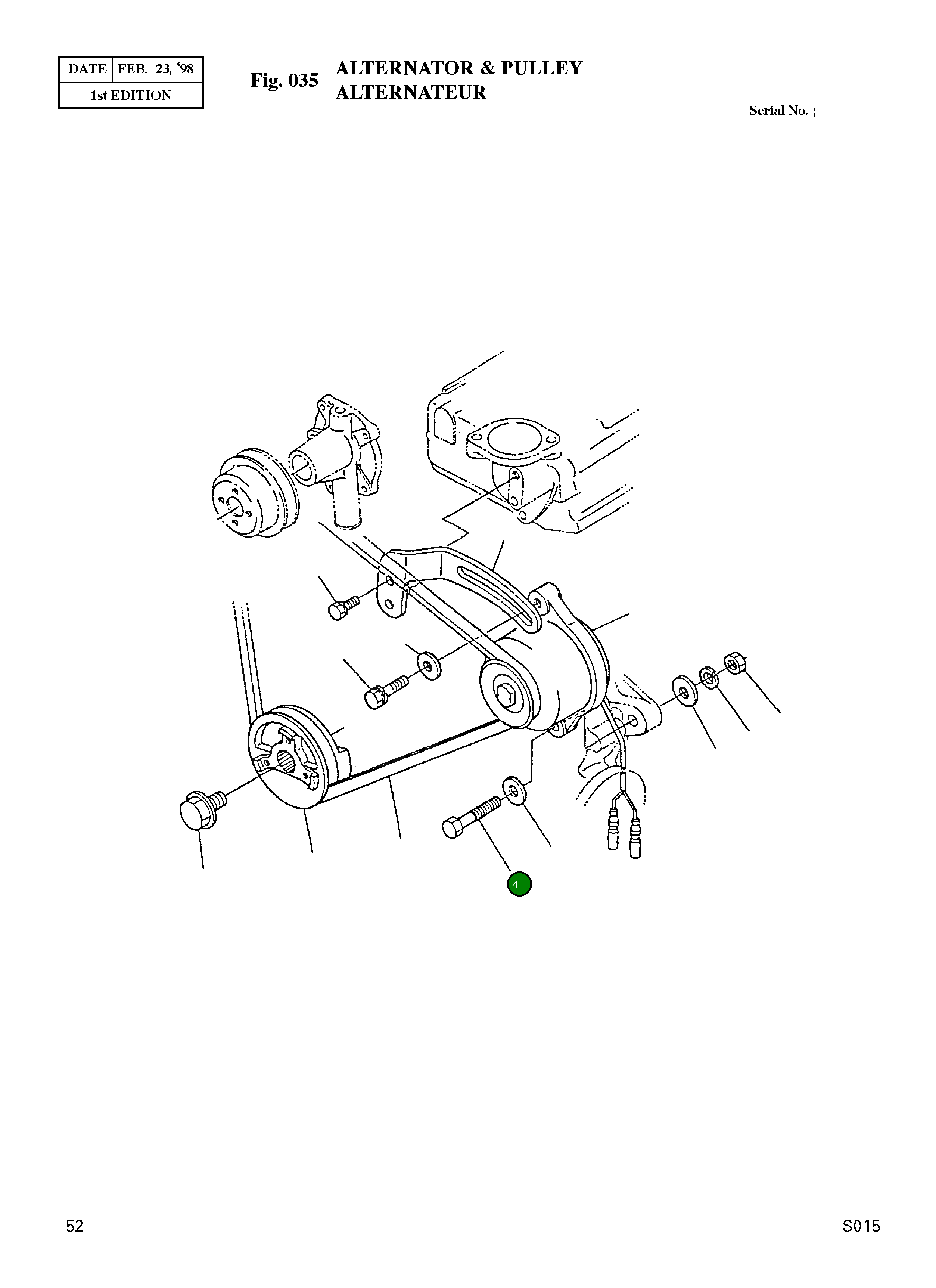 Болт 01153-50855 Komatsu