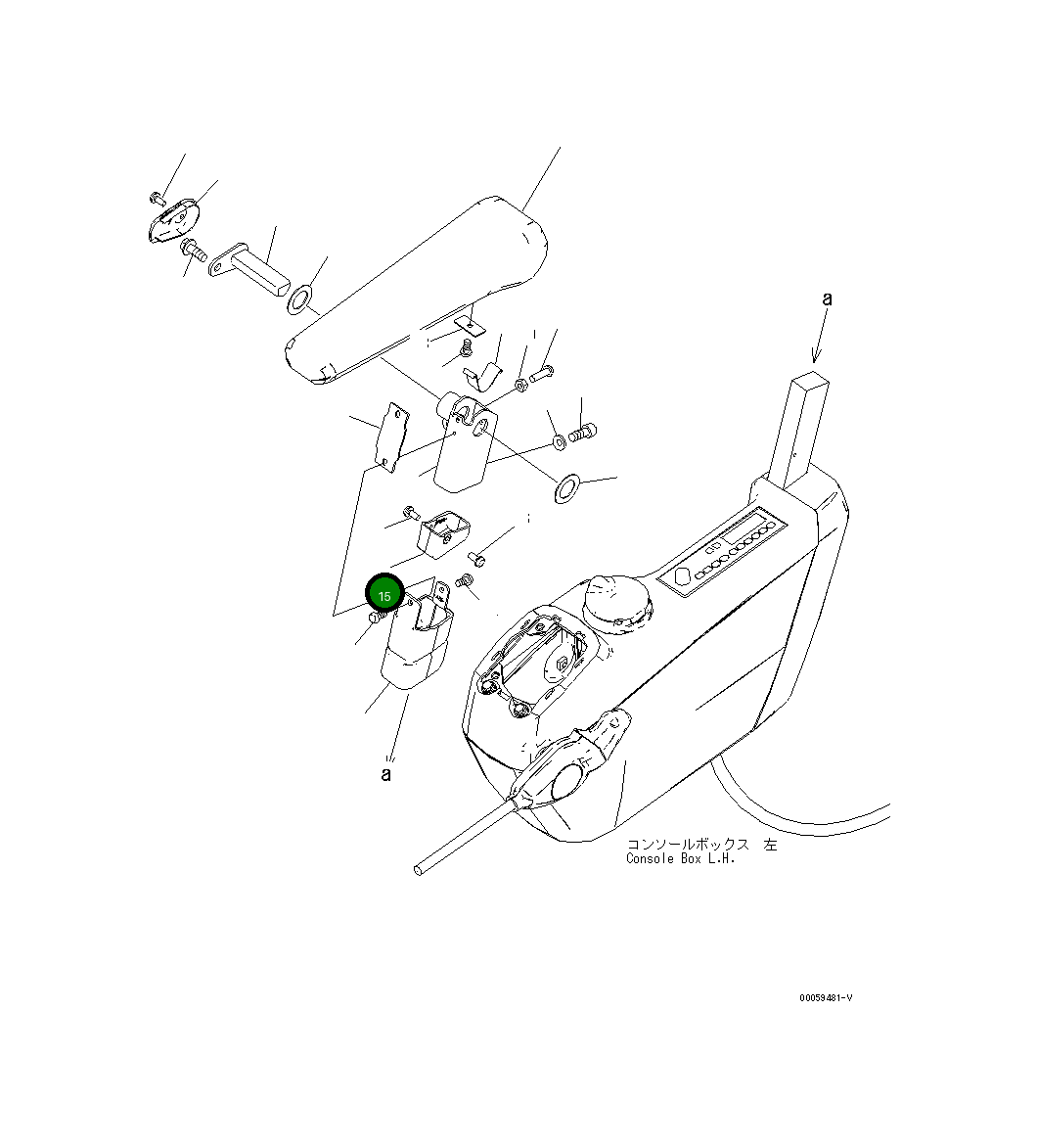 Крышка 20Y-43-42591 Komatsu