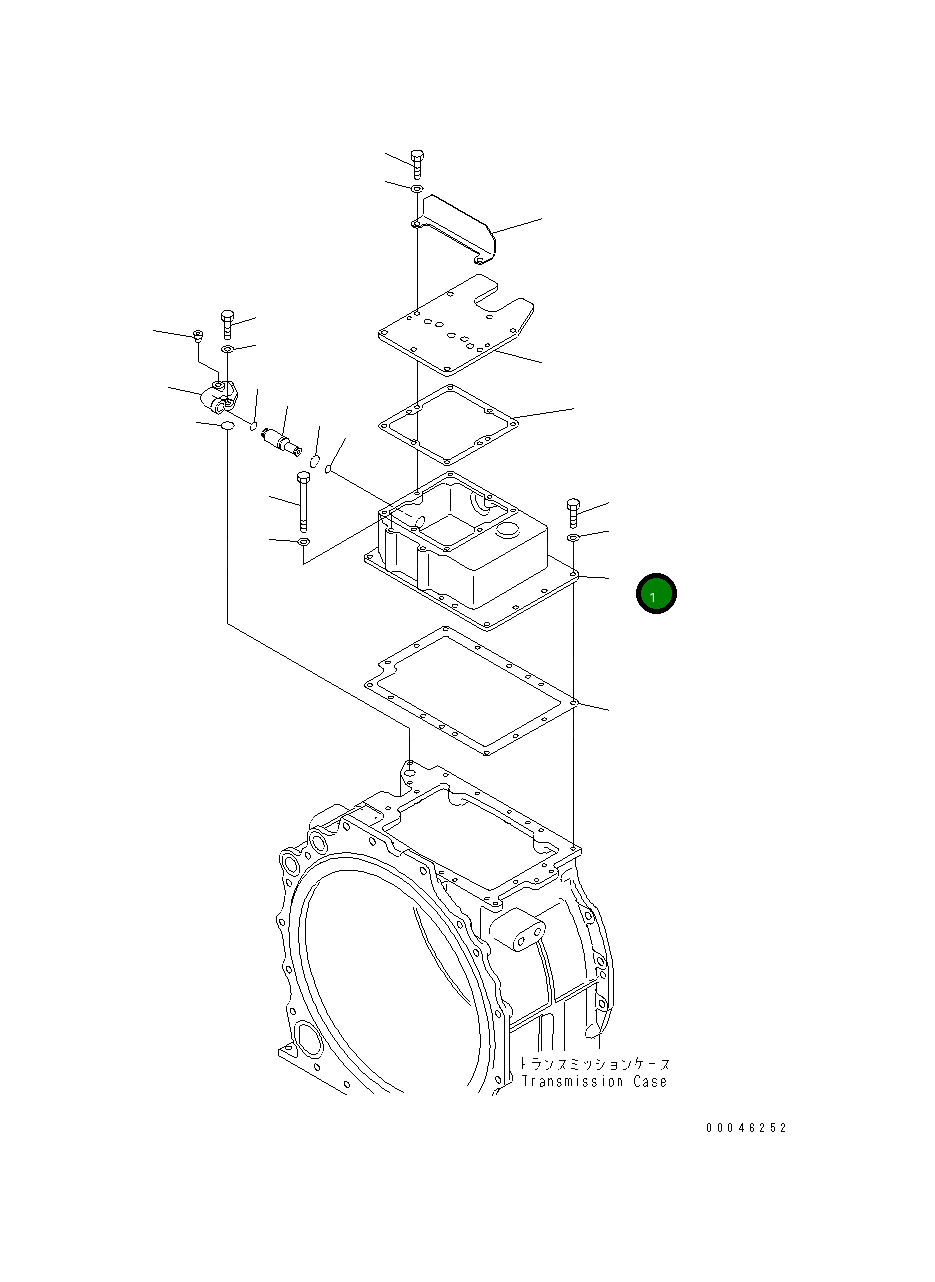 Крышка 195-15-71210 Komatsu