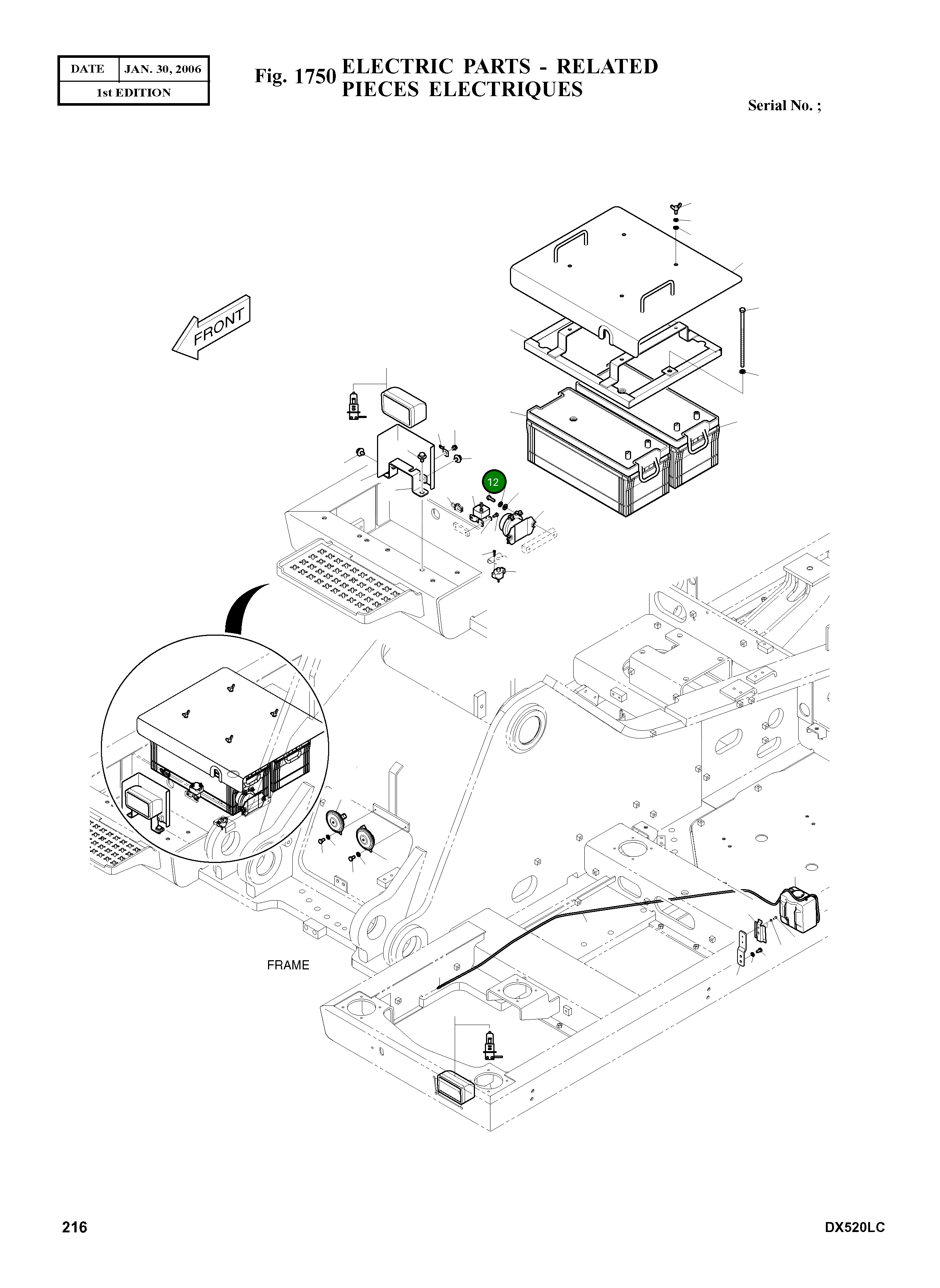Болт S0509066 Komatsu