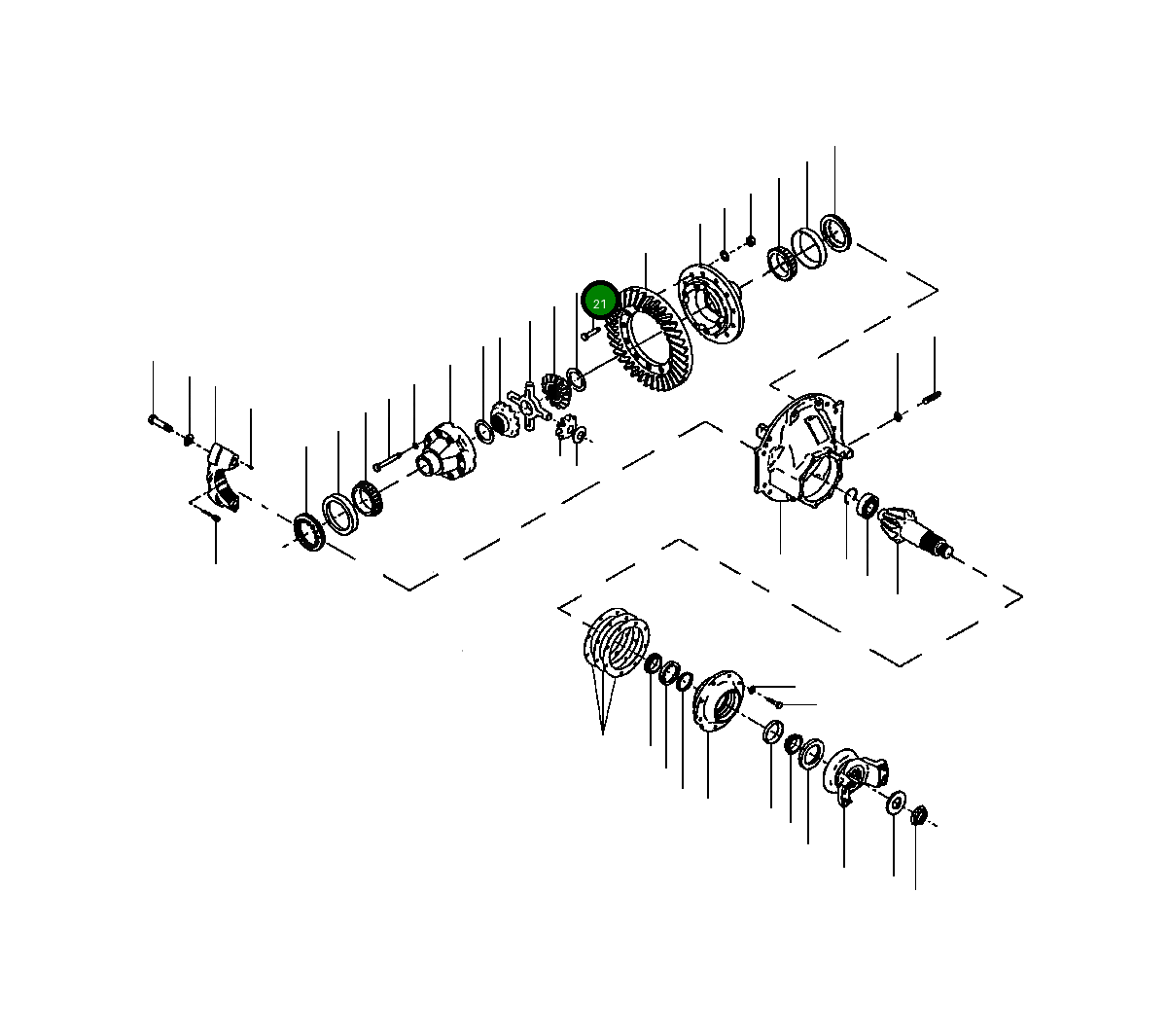 Болт 1438 076 H1 Komatsu