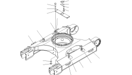 Крышка 21K-30-71141 Komatsu