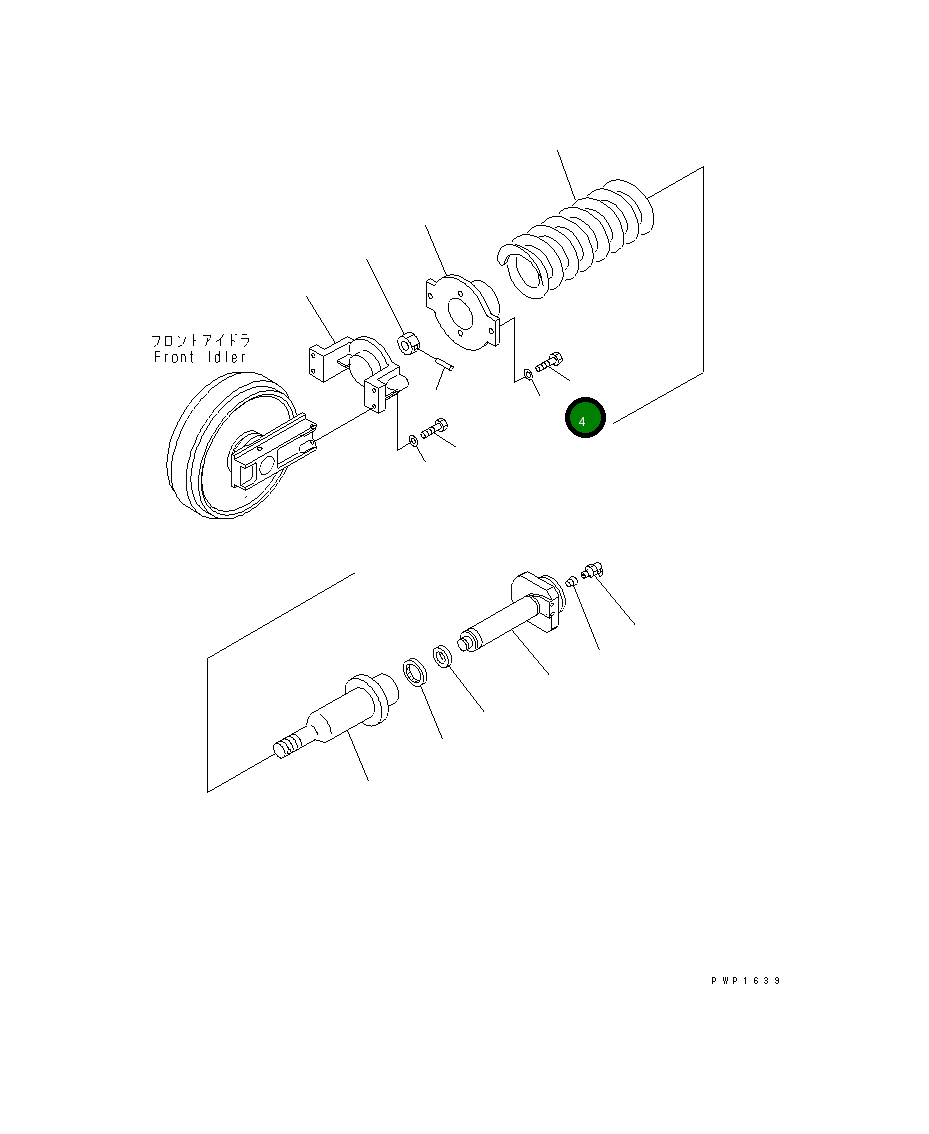 Болт 20Y-30-38340 Komatsu