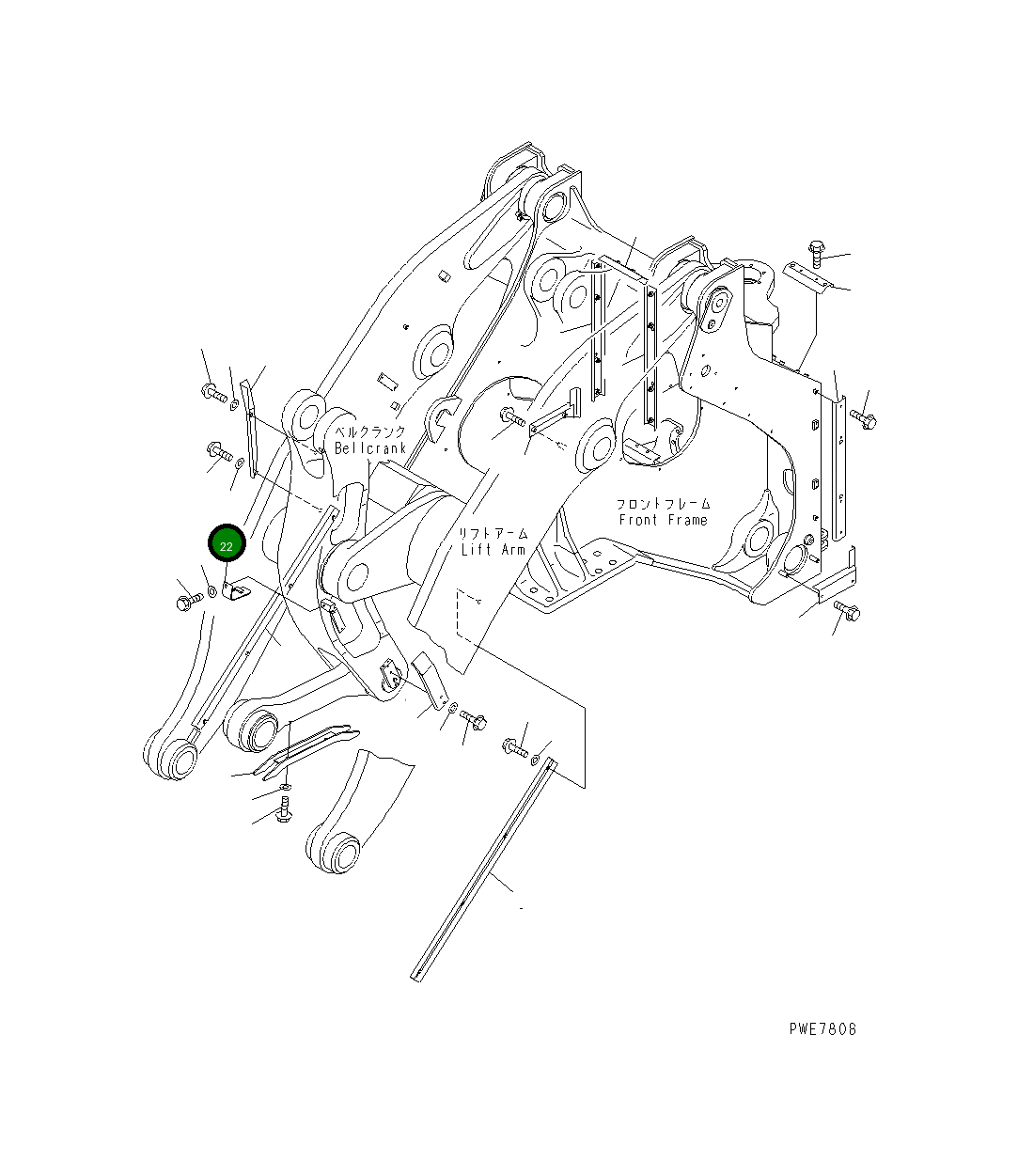 Крышка 426-S95-2921 Komatsu