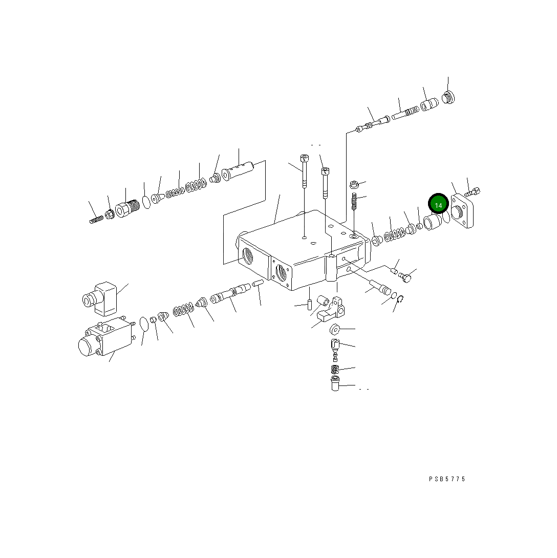 Кольцо уплотнительное (O-Ring) 21P-60-K3960 Komatsu