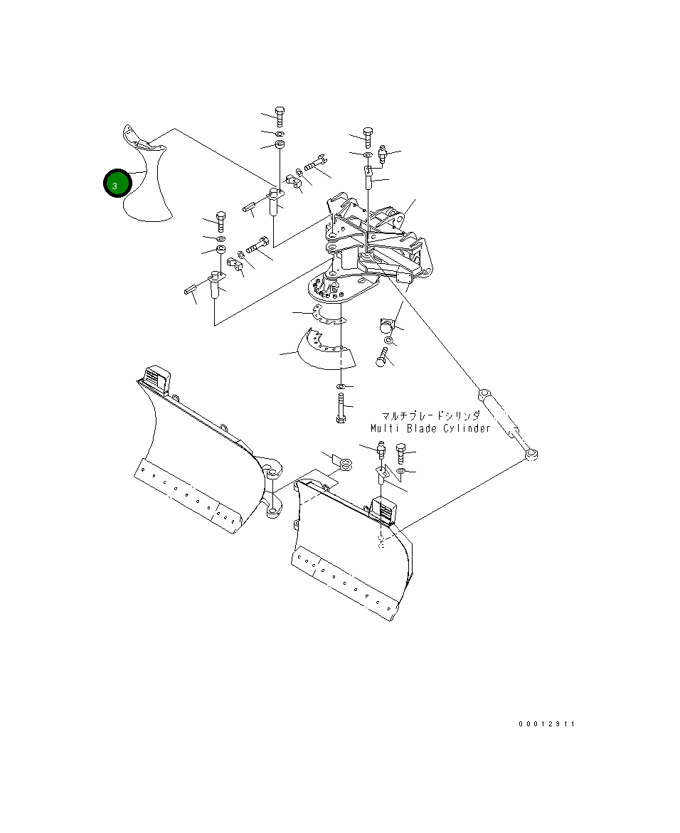 Крышка 418-S72-1130 Komatsu
