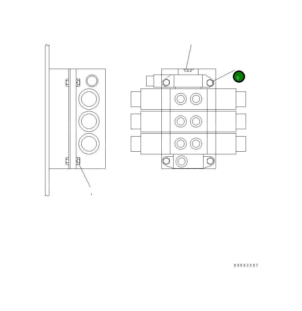 Болт MH21014-08020 Komatsu