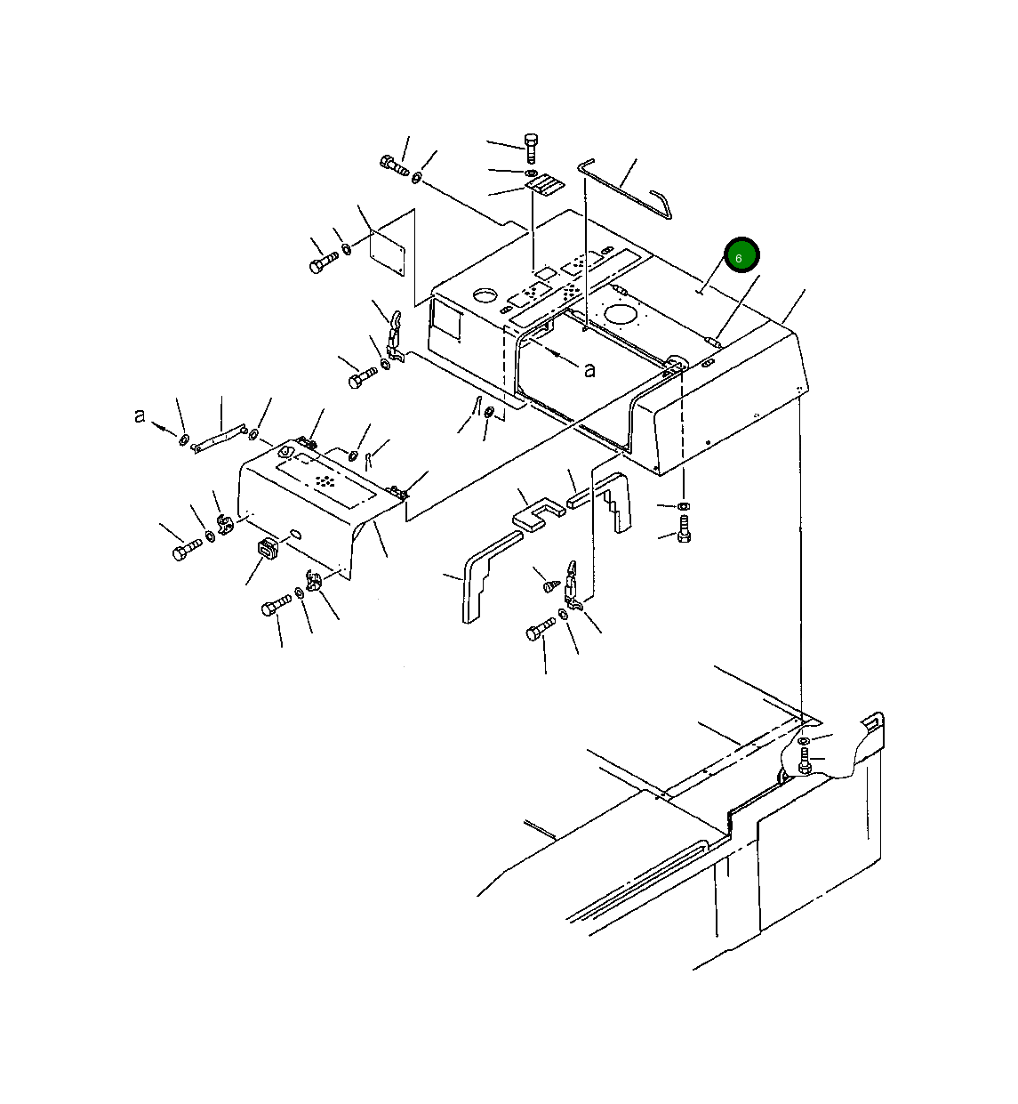 Крышка 209-54-54330 Komatsu